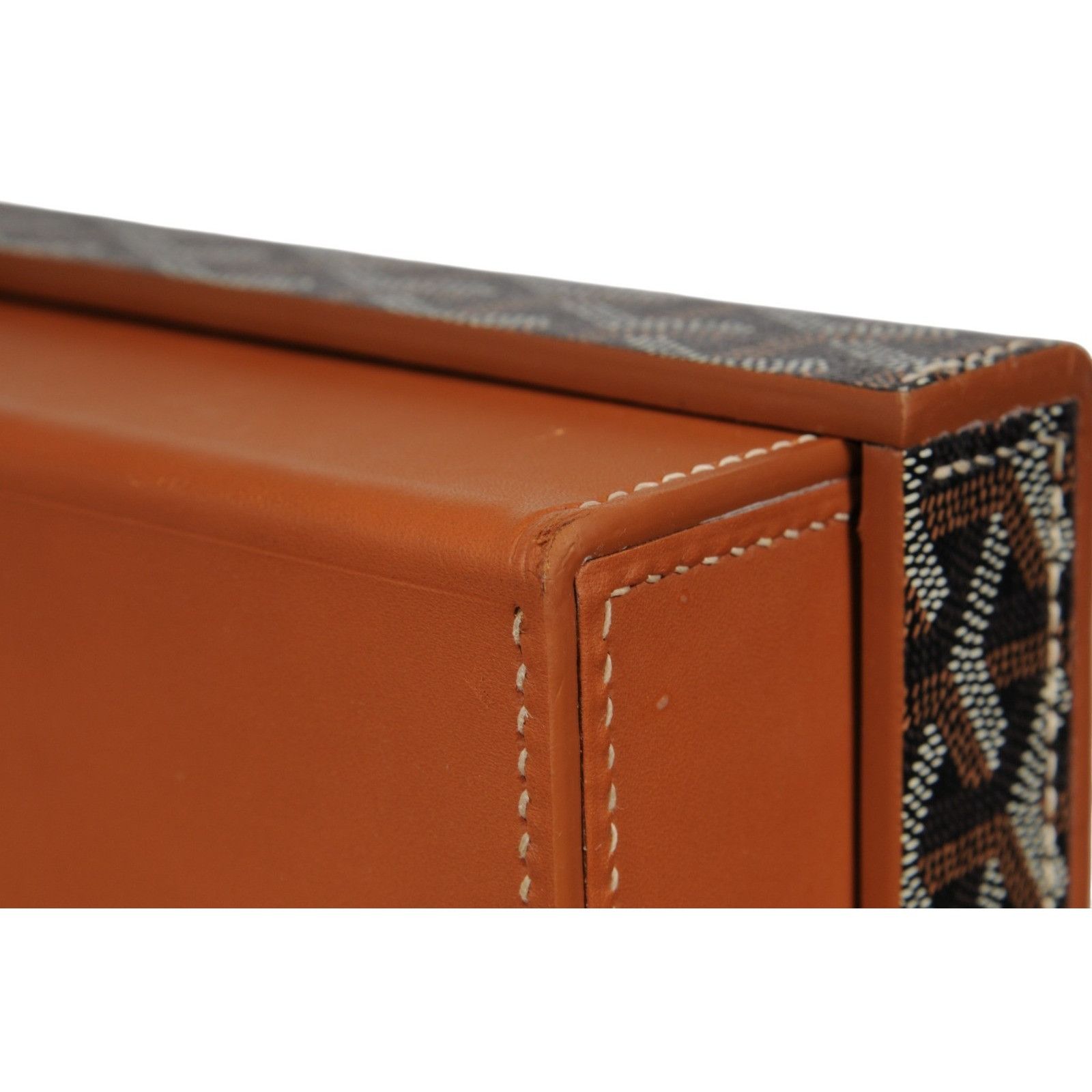 Goyard Montre De Voyage Eight Watch Box Black Tan Travel Trunk Size ONE SIZE - 14 Thumbnail