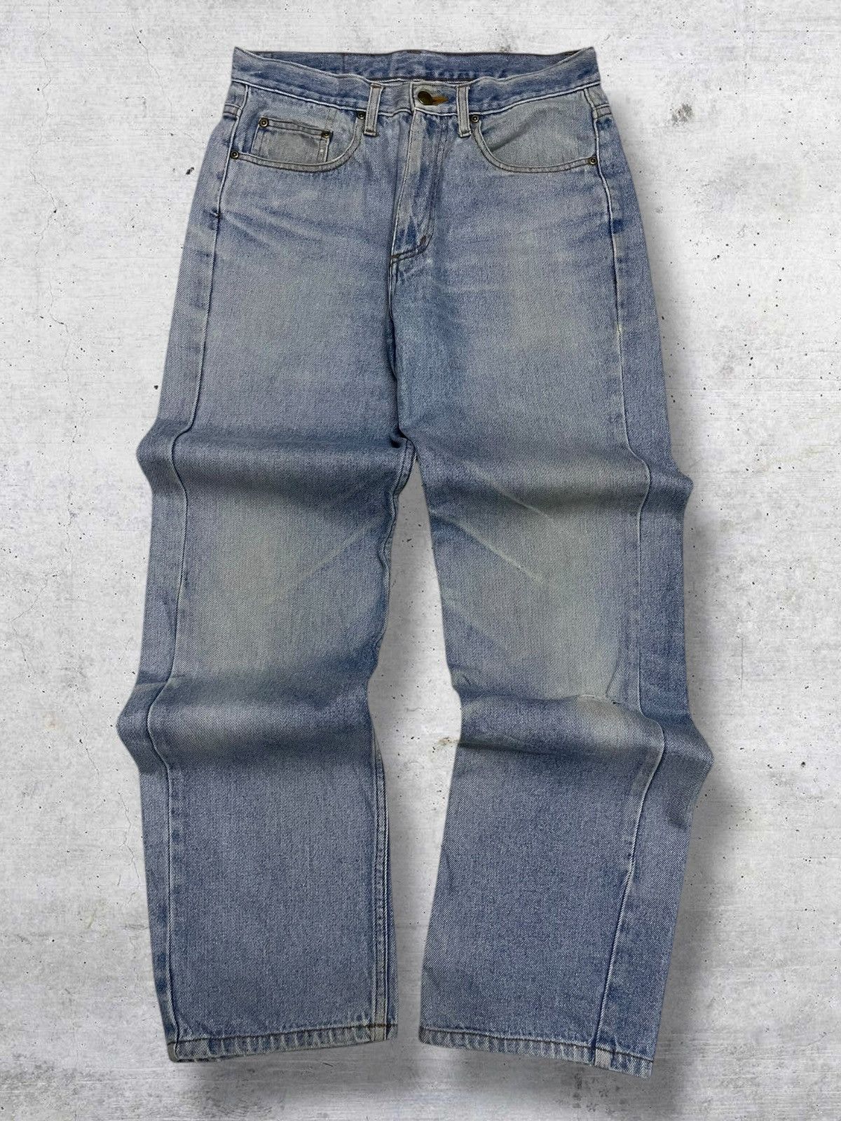 Japanese Brand VINTAGE 0SEVEN DENIM 90S JAPAN DESIGNER CLASSIC BLUE WASHED Size US 30 / EU 46 - 1 Thumbnail