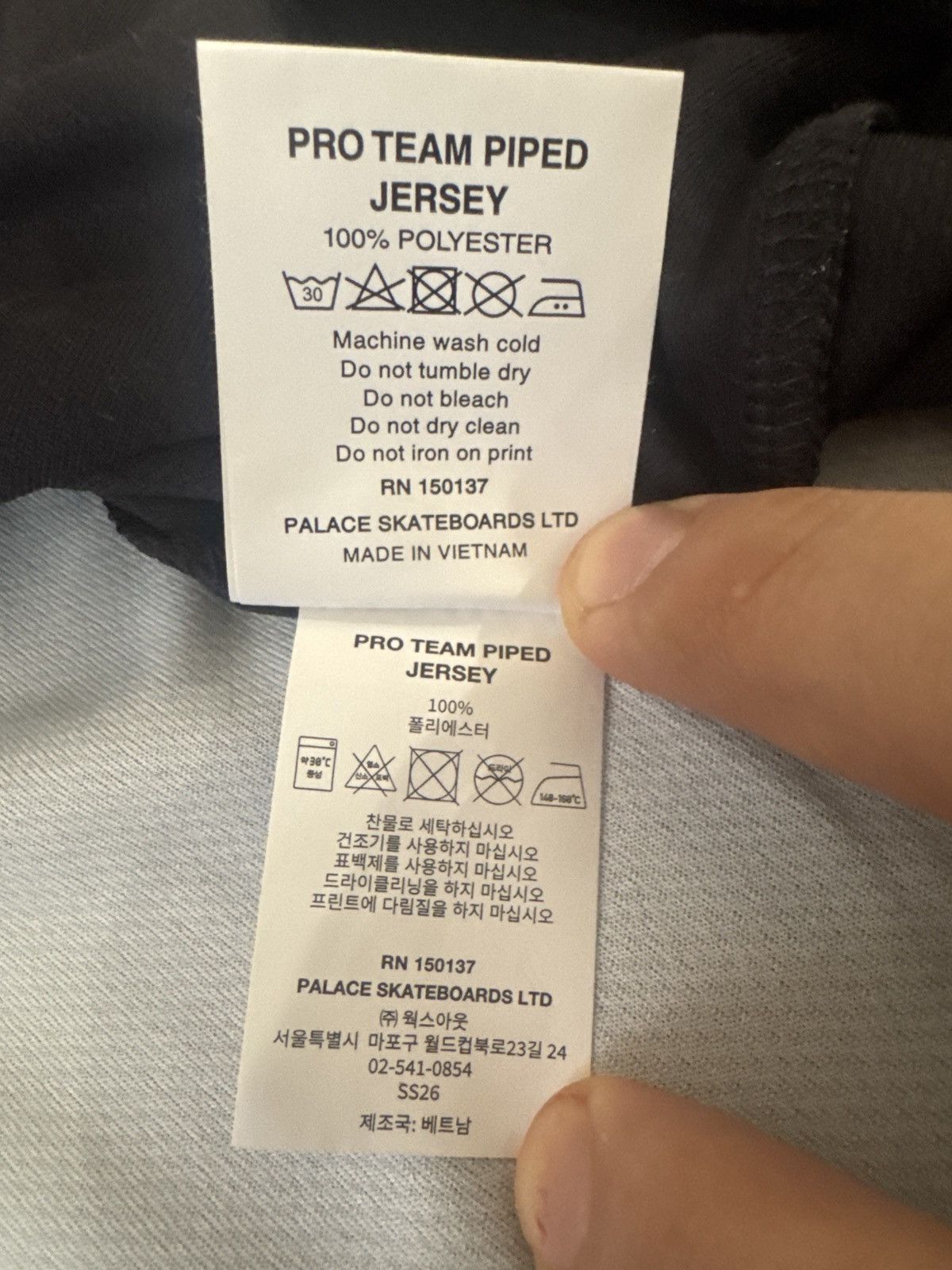 Palace Palace Pro Team Piped Jersey K-Nein Print Size Large Size US L / EU 52-54 / 3 - 8 Thumbnail