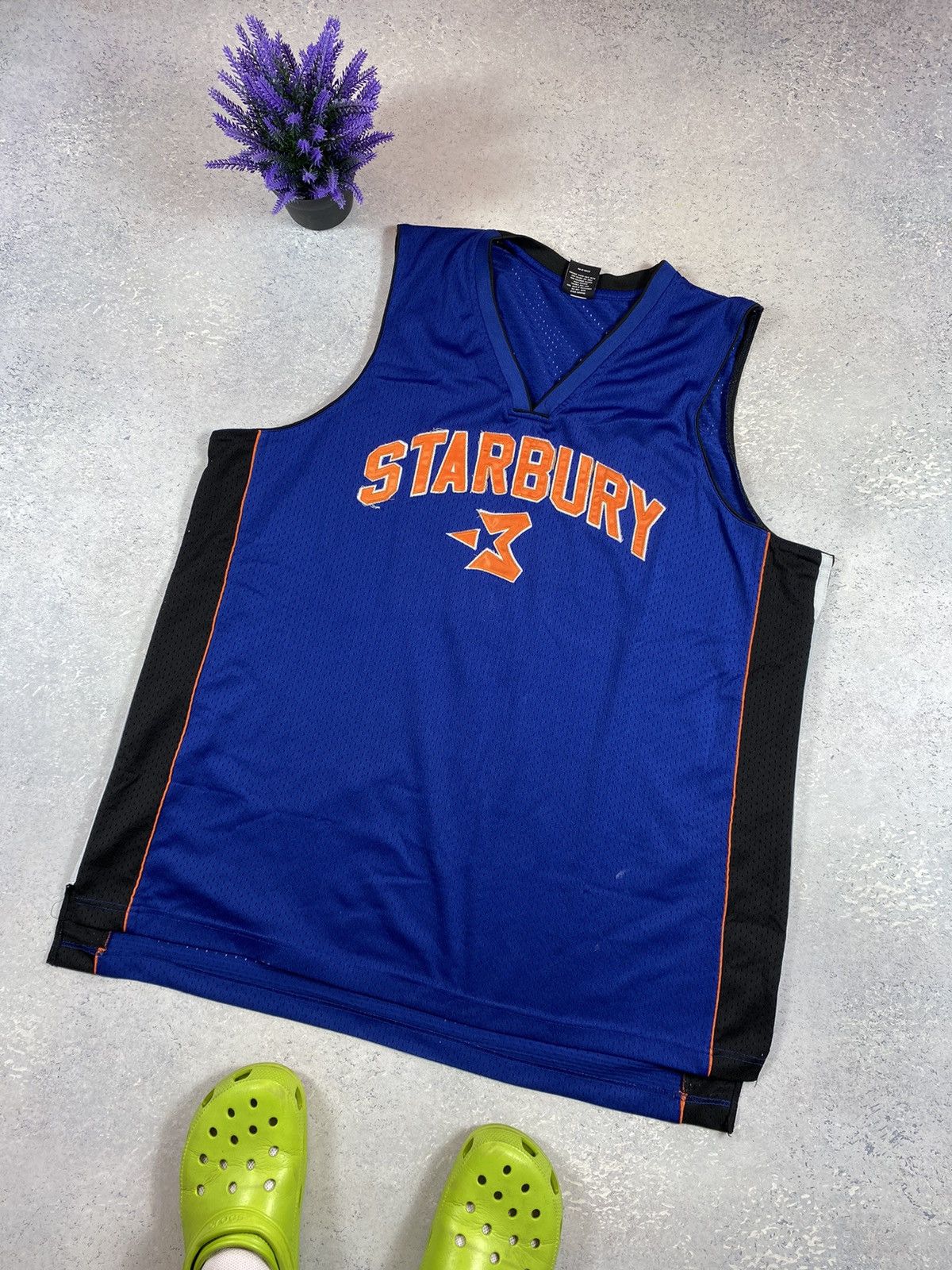 NBA Stephon Marbury Jersey Mens2XL Blue And Orange Starbury Size US XXL / EU 58 / 5 - 1 Thumbnail