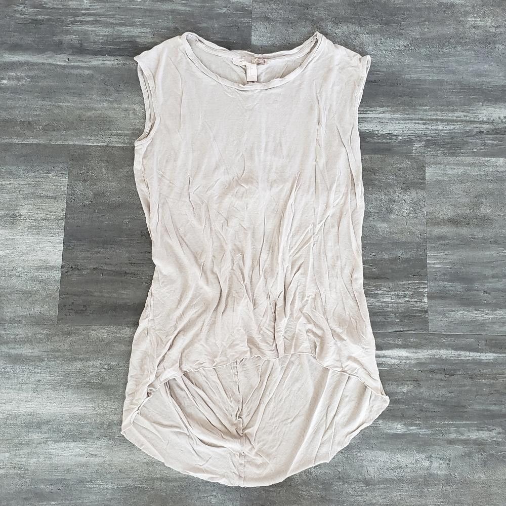 Forever 21 Nude High Low F21 Long Tank Size S / US 4 / IT 40 - 1 Thumbnail