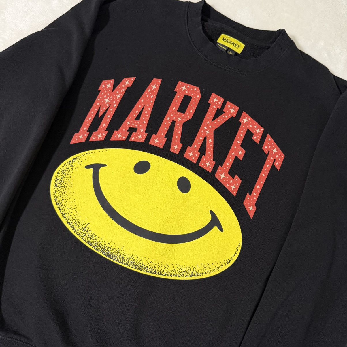 Market Chinatown Market X Smiley Puff Print Crewneck Sweatshirt Size US L / EU 52-54 / 3 - 2 Thumbnail