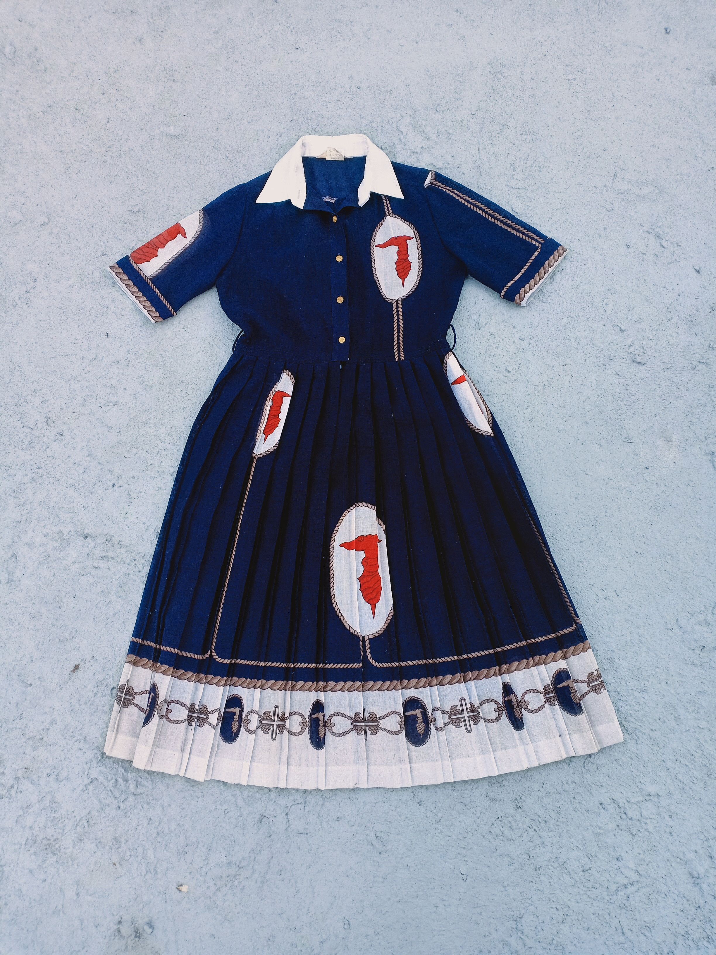Designer × Trussardi × Vintage Trussardi logo dress Size S / US 4 / IT 40 - 1 Thumbnail