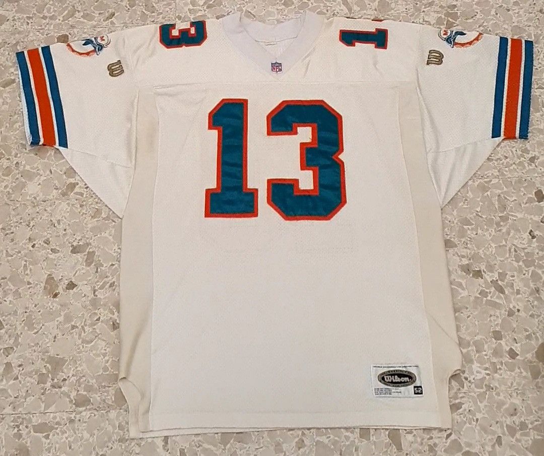 NFL × Wilson Dan Marino Miami Dolphins 80s Wilson Jersey Size US L / EU 52-54 / 3 - 4 Thumbnail