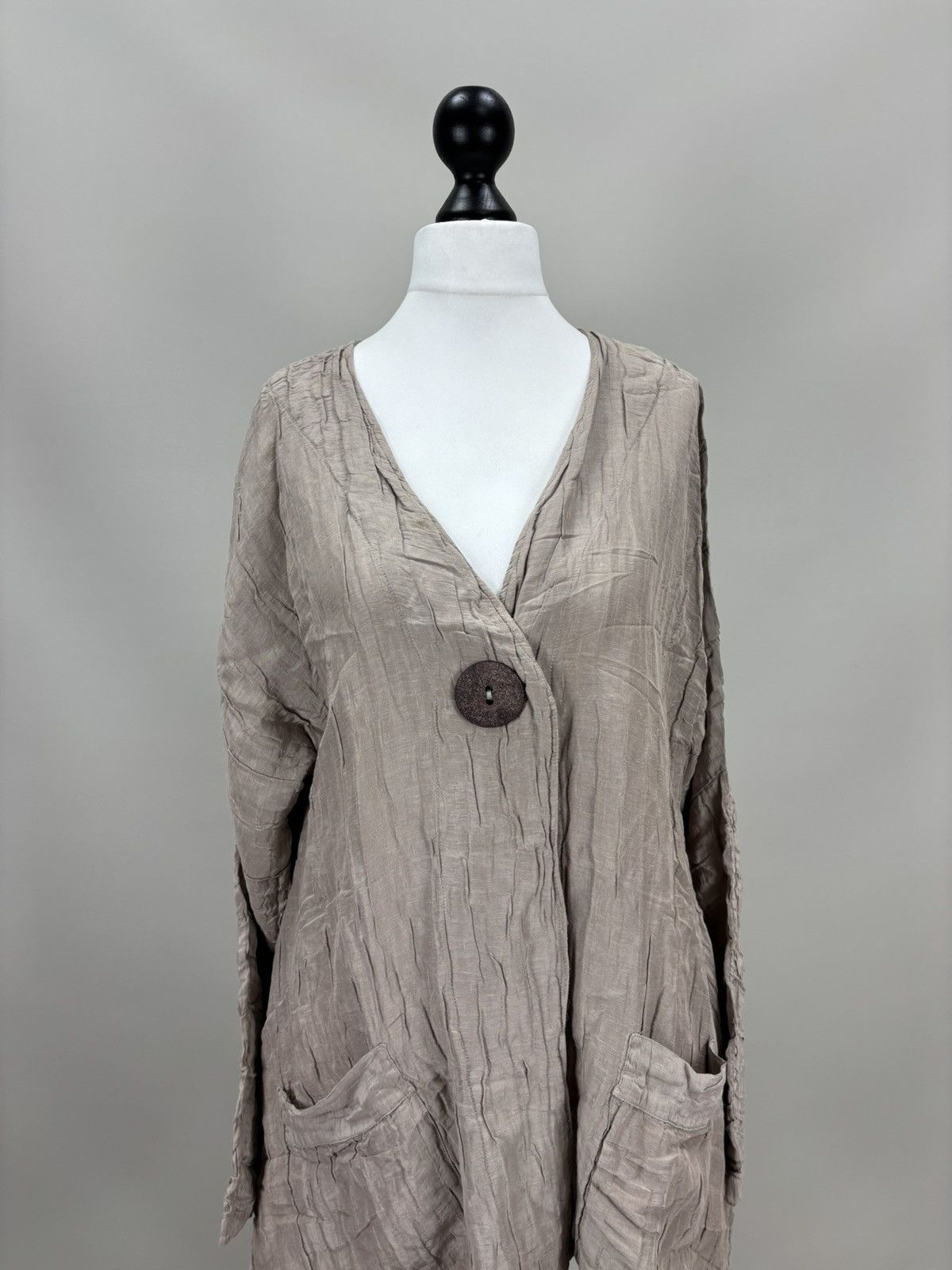 Other Womens cardigan Grizas Size L Color Gray Size L / US 10 / IT 46 - 2 Thumbnail