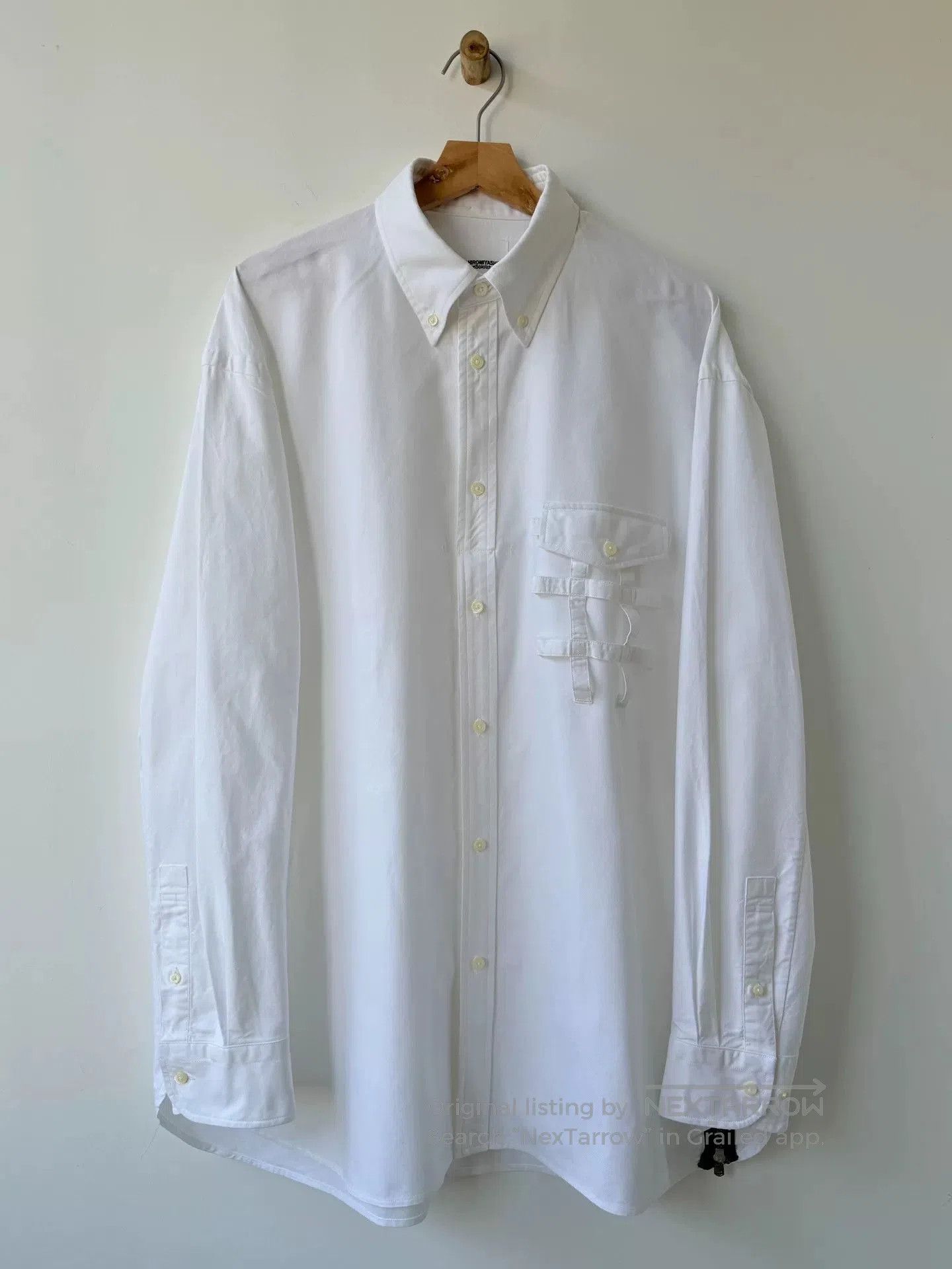 Takahiromiyashita The Soloist. white long sleeve shirt by takahiromiyashita. Size US L / EU 52-54 / 3 - 2 Thumbnail
