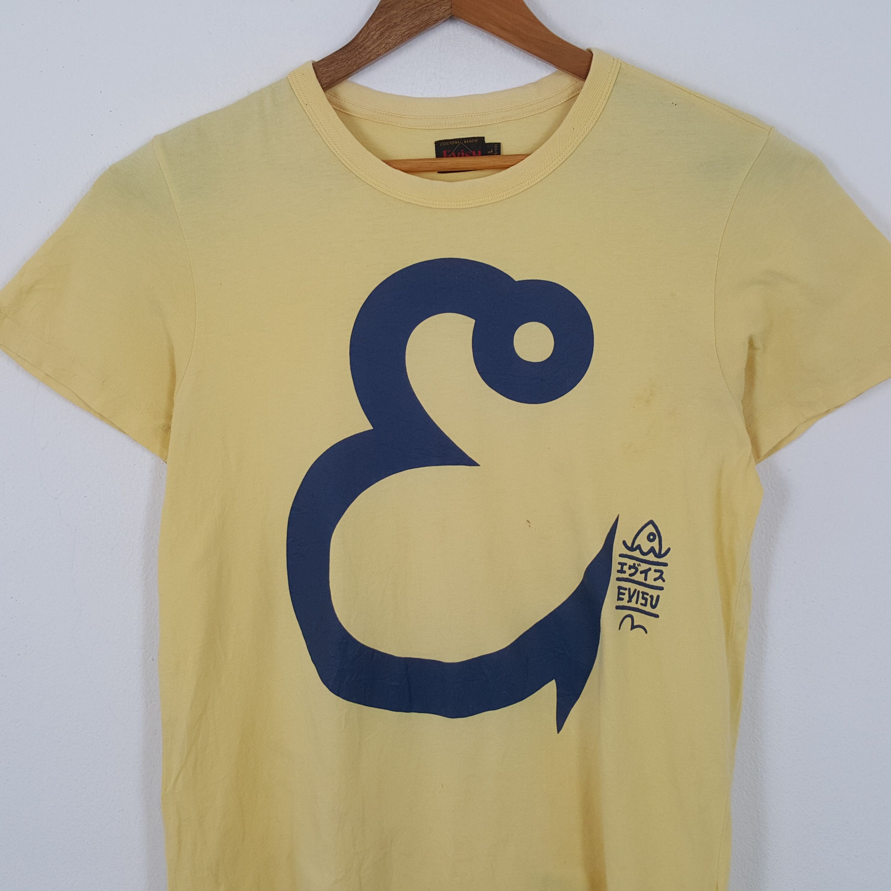 Evisu × Japanese Brand × Vintage Vintage EVISU Japanese Fashion Brand T-Shirts Size US M / EU 48-50 / 2 - 2 Thumbnail
