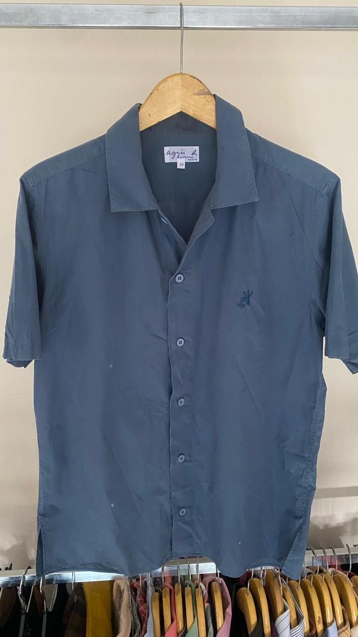 agnes b. Agnes B Homme Open Collar Shirt Size US S / EU 44-46 / 1 - 1 Thumbnail