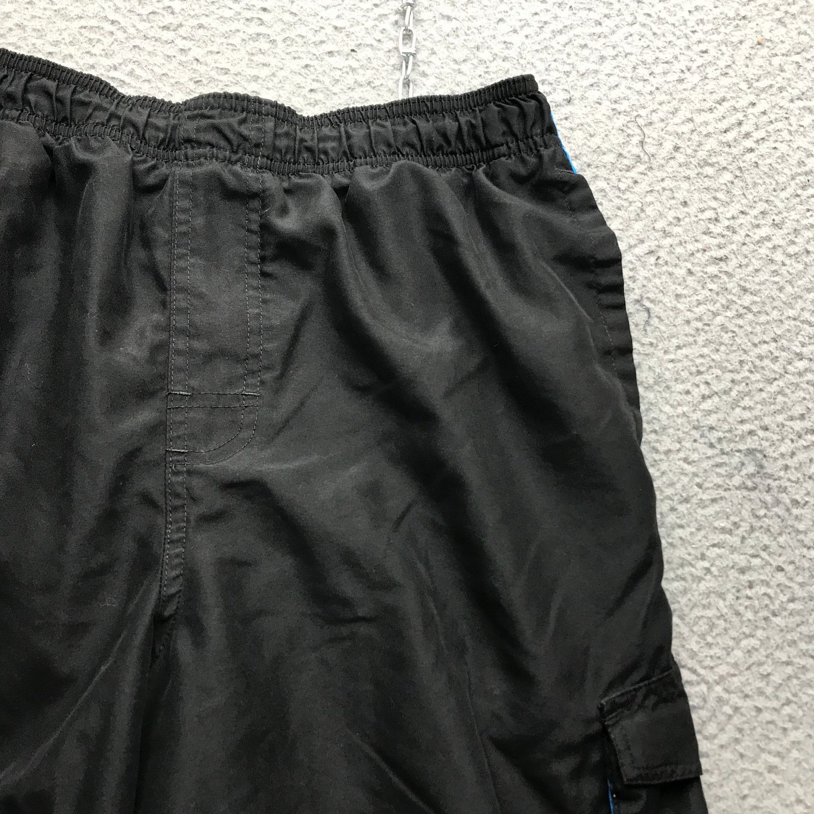 Nike Nike Basketball Shorts Mens Medium Mesh Lined Black Blue Size US 38 / EU 54 - 7 Thumbnail