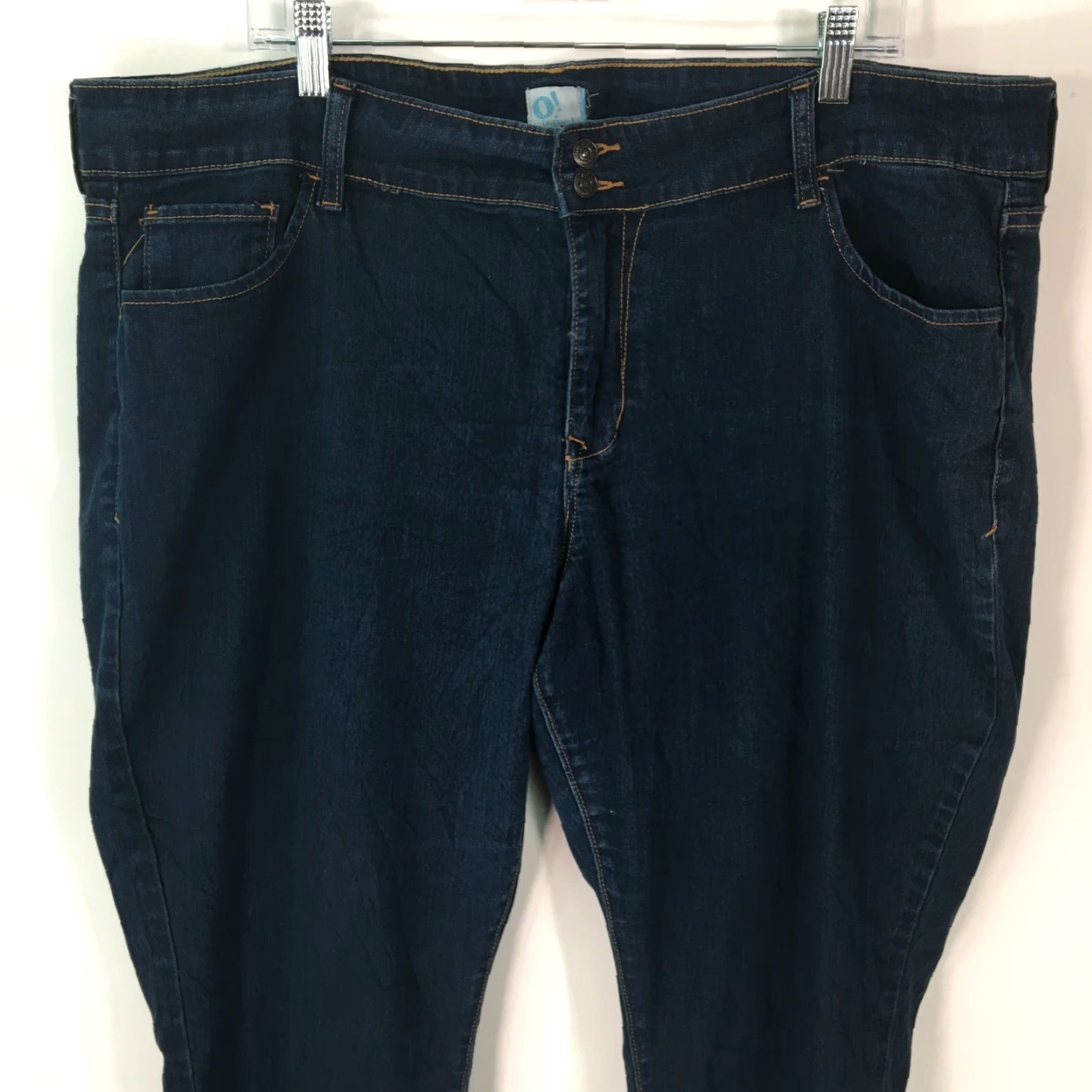 Old Navy Old Navy Jeans Women Regular Fit Mid Rise Straight Leg Blue Denim Size 18 Size 40" / US 18 - 3 Thumbnail