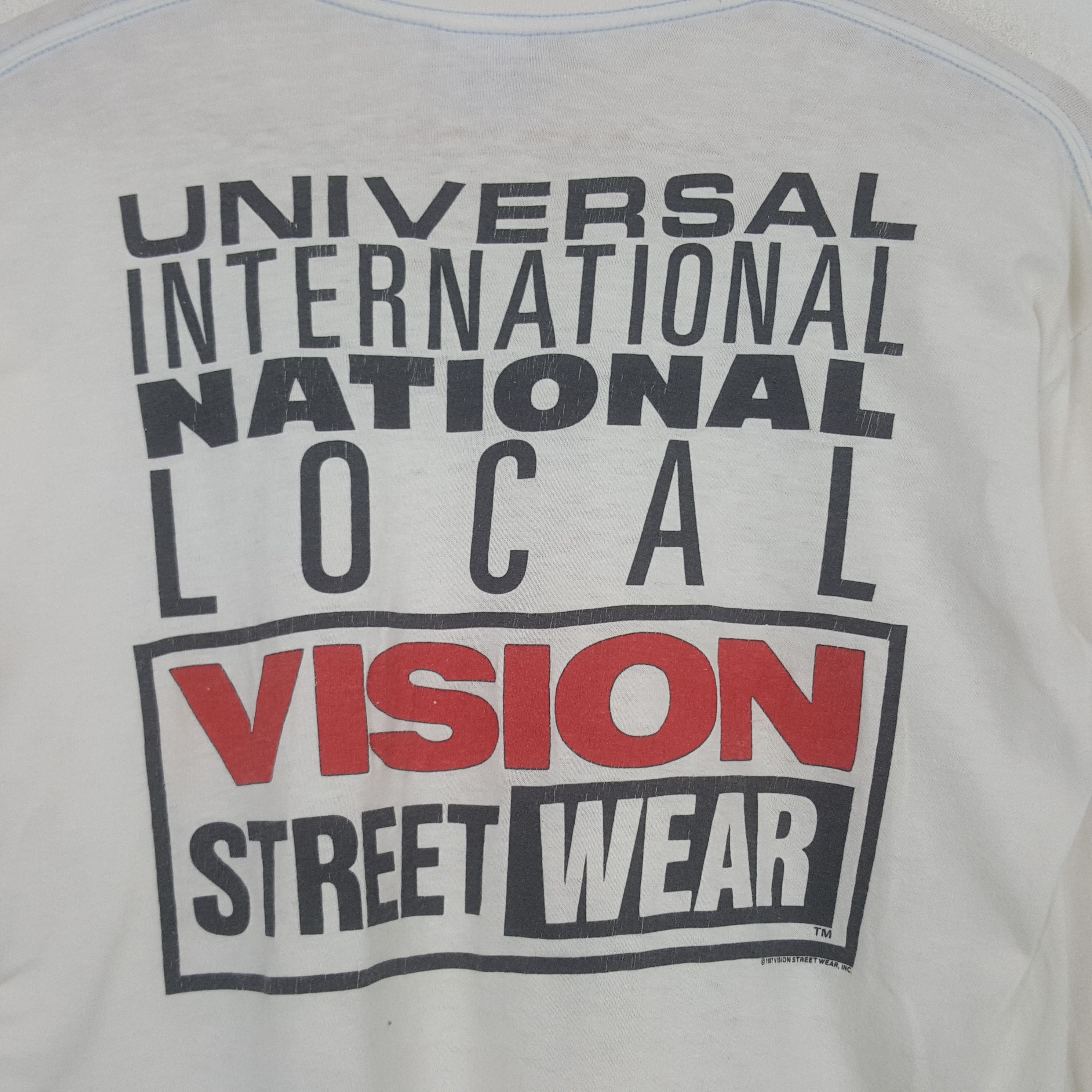 Vision Streetwear Vintage Vision Streetwear 1987 Hip-hop Style Tshirt C301N14 Size M / US 6-8 / IT 42-44 - 4 Thumbnail