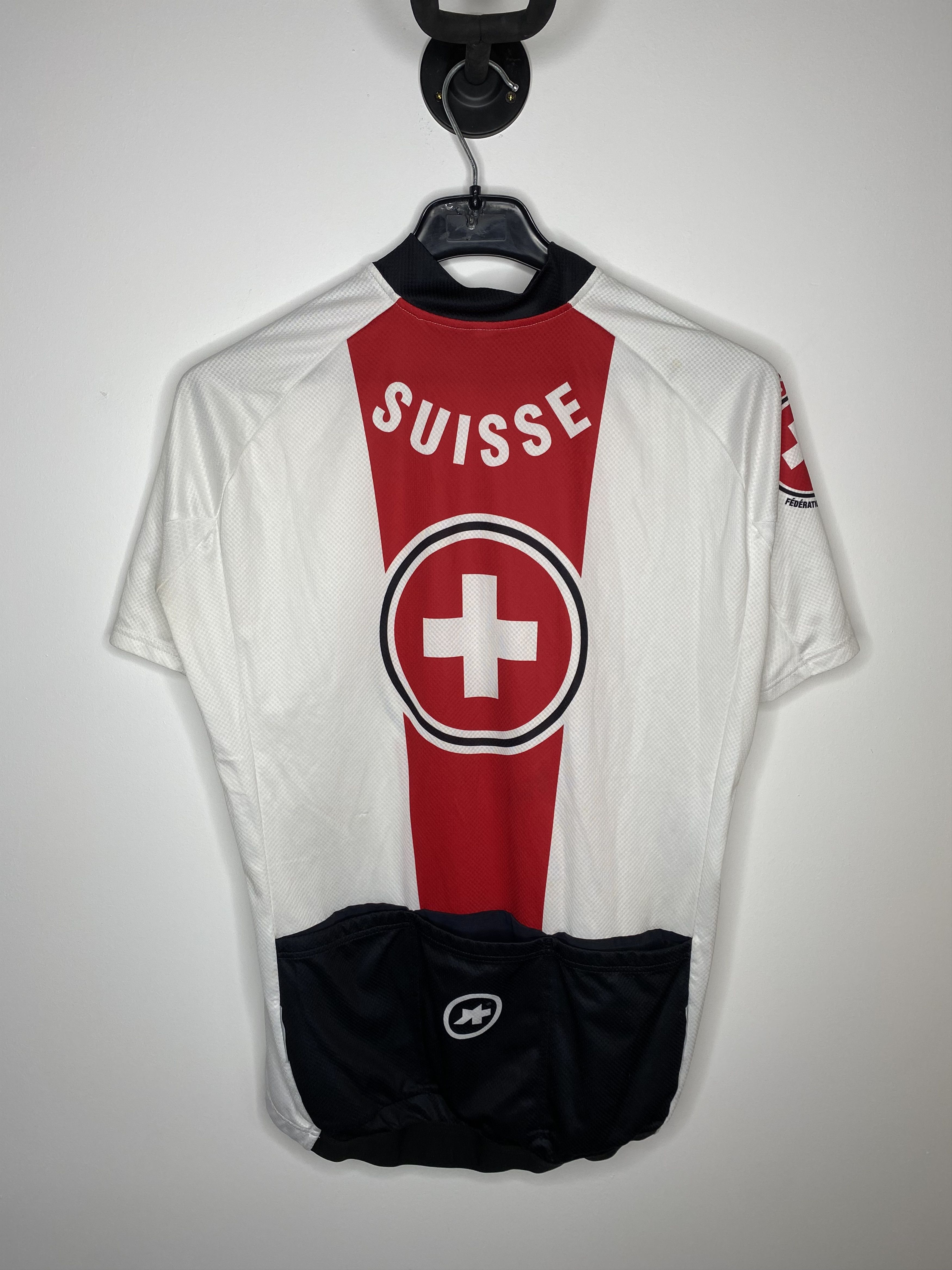 Asos ASSOS SWITZERLAND SWISS TEAM MENS CYCLING JERSEY FULL ZIP Size US XL / EU 56 / 4 - 2 Thumbnail