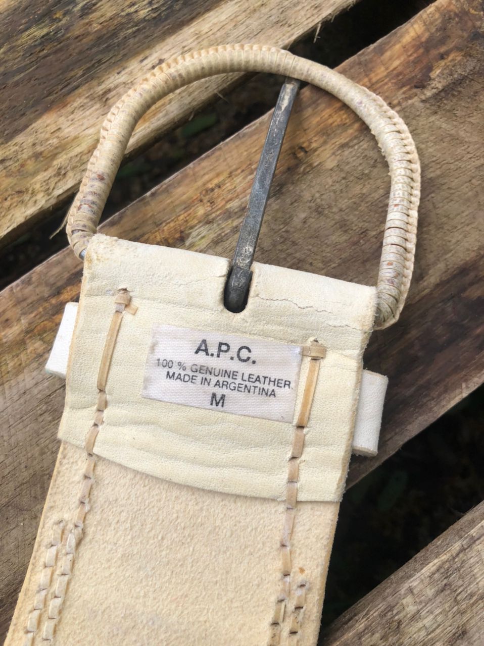 A.P.C. APC Leather Belt Made In Argentina Size ONE SIZE - 2 Thumbnail