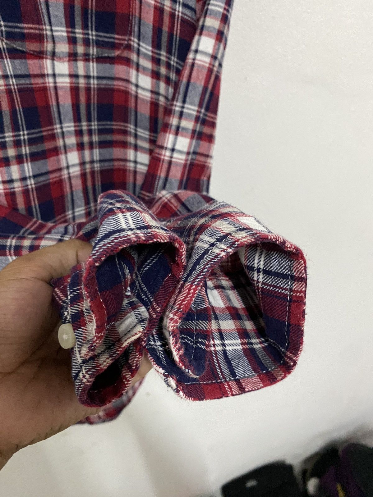 Restoration × Vintage Restoration Plaid Tartan Flannel Shirt Size US L / EU 52-54 / 3 - 6 Thumbnail