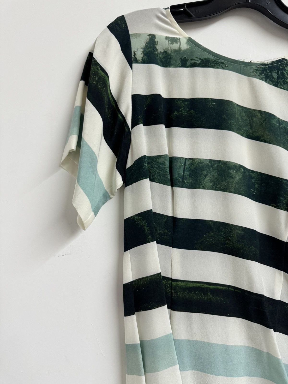 Dries Van Noten Dries Van Noten Forest Print Striped Dress – Size 38 Size S / US 4 / IT 40 - 5 Thumbnail