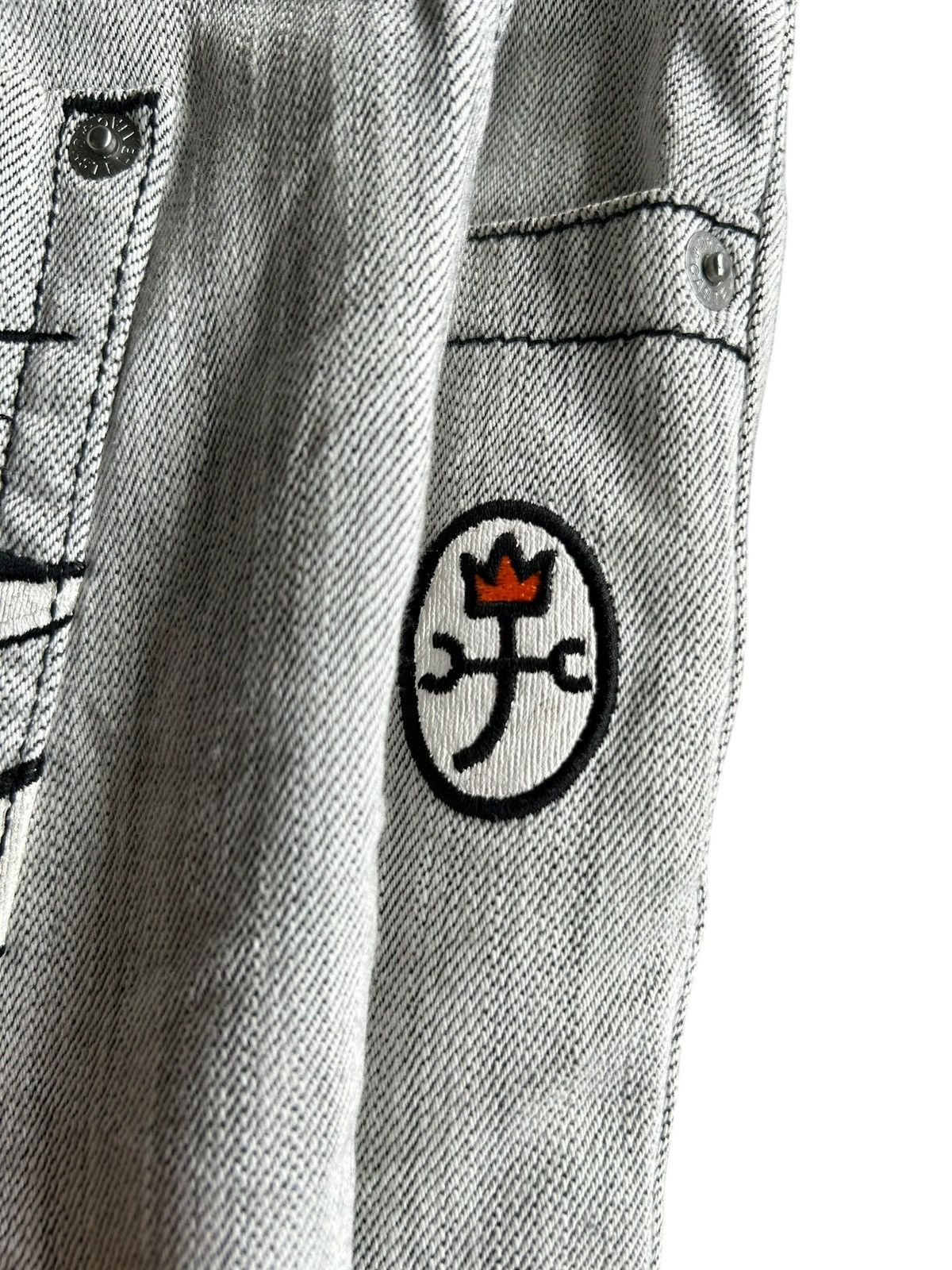 If Six Was Nine × Jean Charles De Castelbajac × Le Grande Bleu (L.G.B.) CASTELBAJAC MADE IN JAPAN DENIM JEANS Size US 36 / EU 52 - 2 Thumbnail
