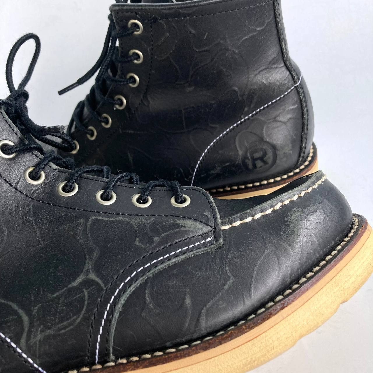 Bape OG 2009 Simple Soldier Black Camo Boots Size US 7.5 / EU 40-41 - 8 Thumbnail