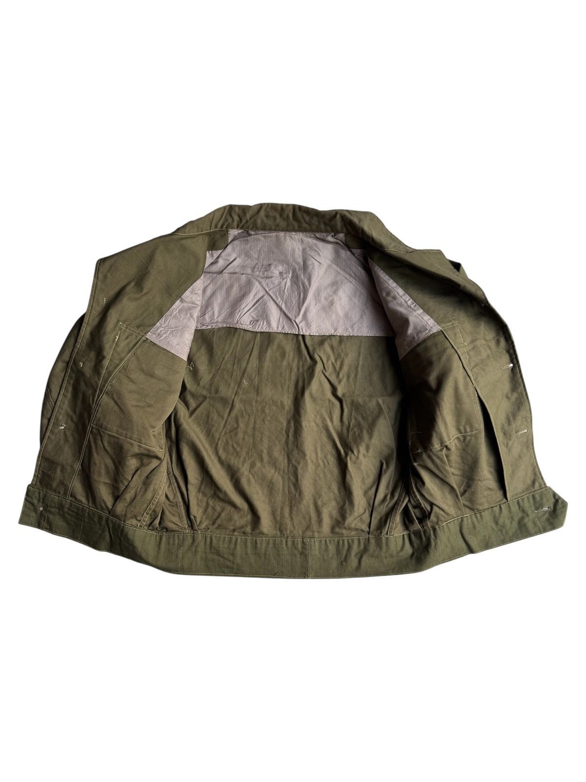 Vintage VERY RARE VINTAGE JACKET IKE M43 BATTLE DRESS MODIFIED WWII Size US L / EU 52-54 / 3 - 3 Thumbnail