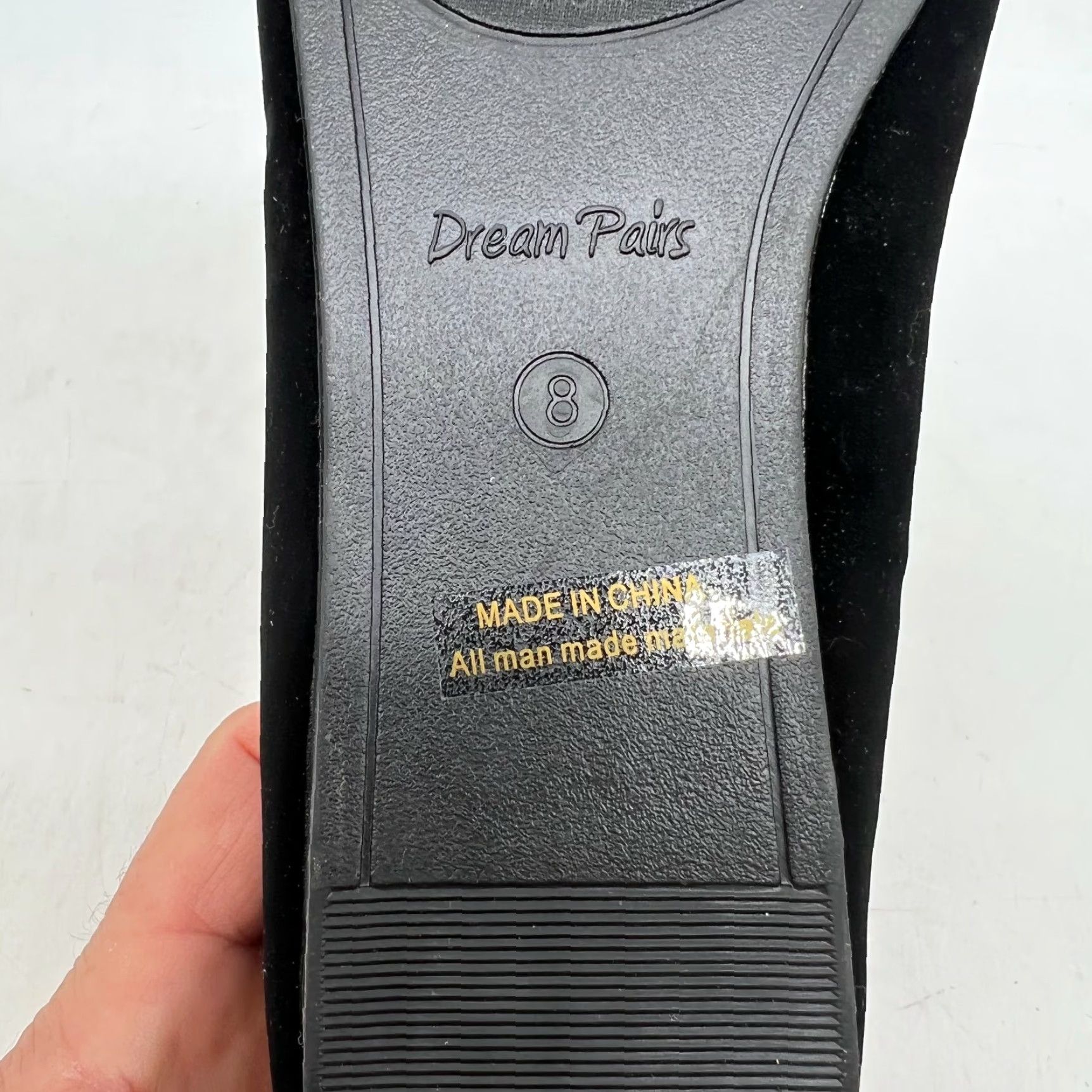 Vintage VINTAGE Dream Pairs Women's Ballet Flats Size 8 Black Pointed Toe Slip On Casual Flats Size US 8 / IT 38 - 7 Thumbnail
