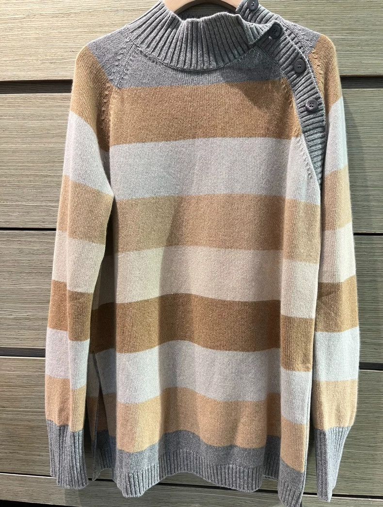 Loro Piana LORO PIANA Striped sweater Size S / US 4 / IT 40 - 1 Thumbnail
