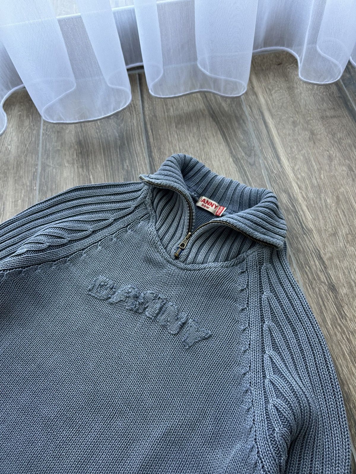 Japanese Brand Vintage Danny Ddw big logo knit-sweatshirt mens avant-garden Size US M / EU 48-50 / 2 - 2 Thumbnail