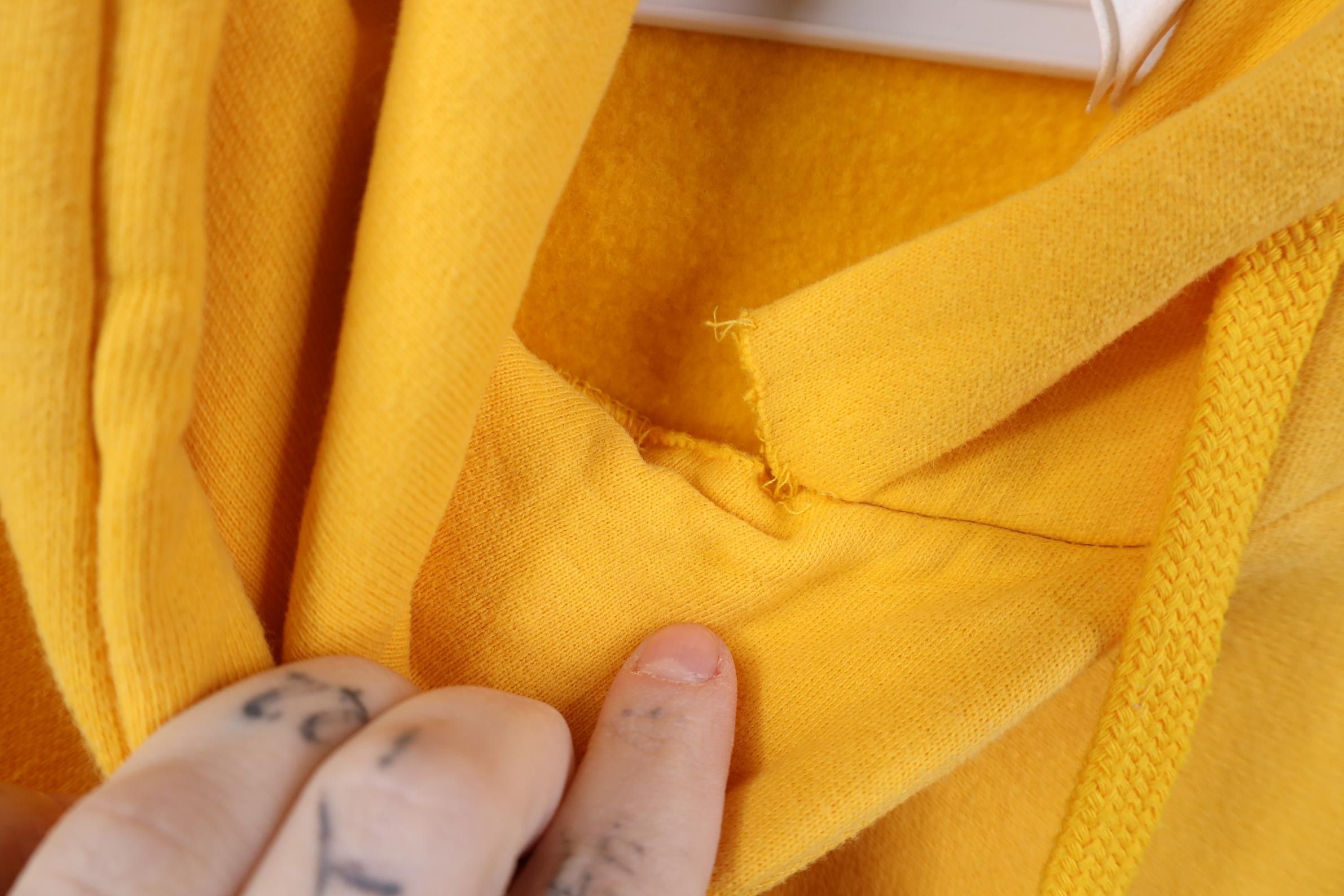 The North Face Vintage Y2K The North Face Big Logo Hoodie Sweatshirt Yellow Size US XL / EU 56 / 4 - 6 Thumbnail