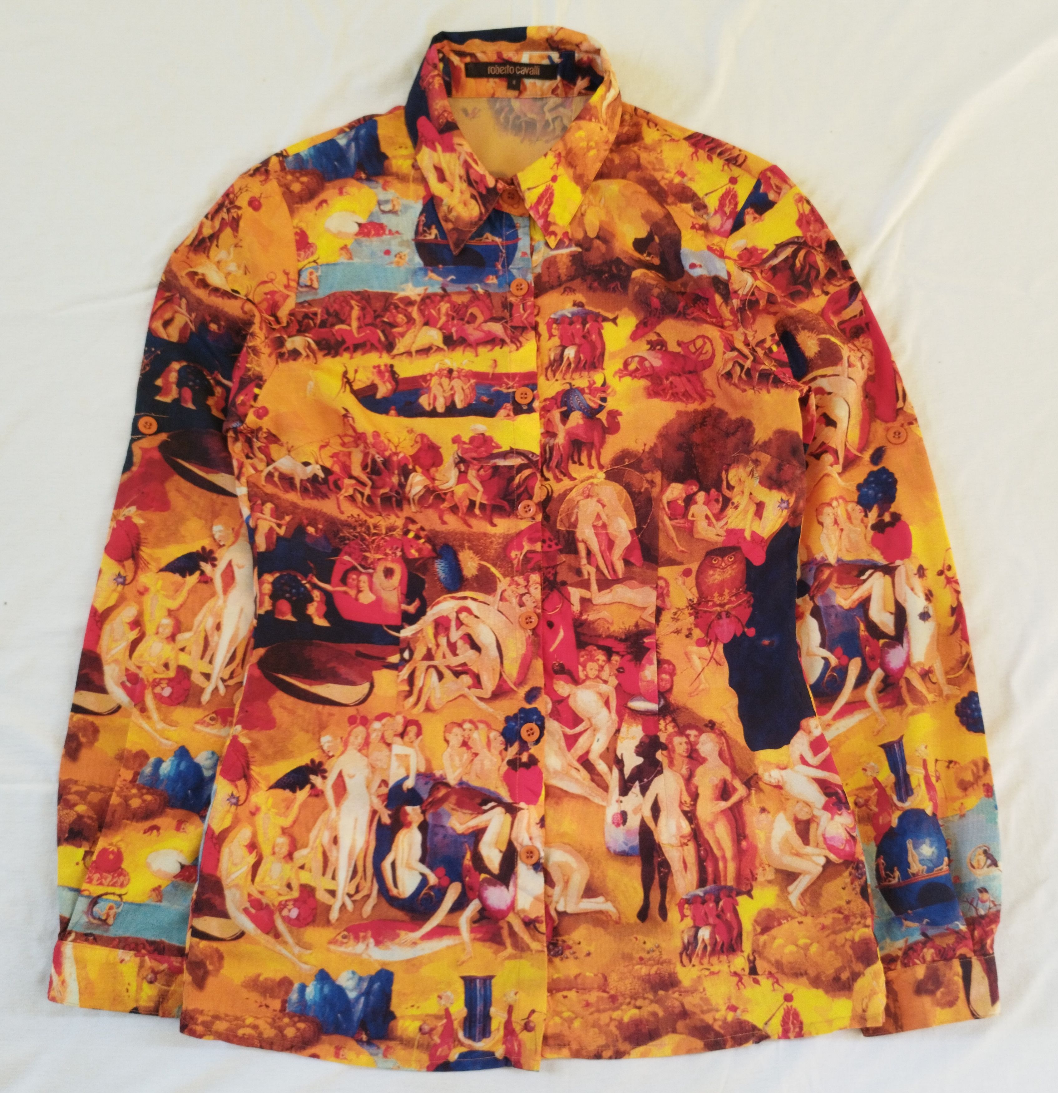 Roberto Cavalli Roberto cavalli the garden of earthly delights shirt Size S / US 4 / IT 40 - 1 Thumbnail