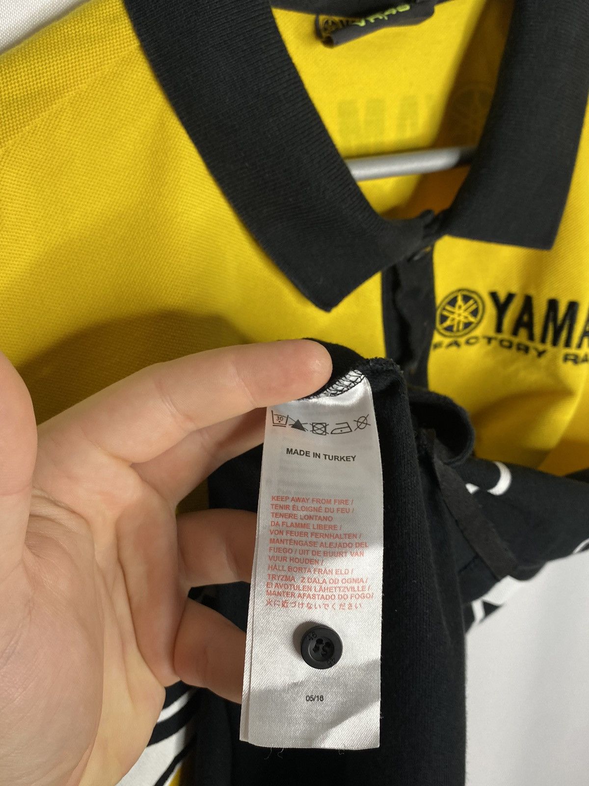 Yamaha 🏍️Yamaha 46 Factory Racing Polo Shirt Big Logo F1 Team🏍️ Size US XL / EU 56 / 4 - 11 Thumbnail