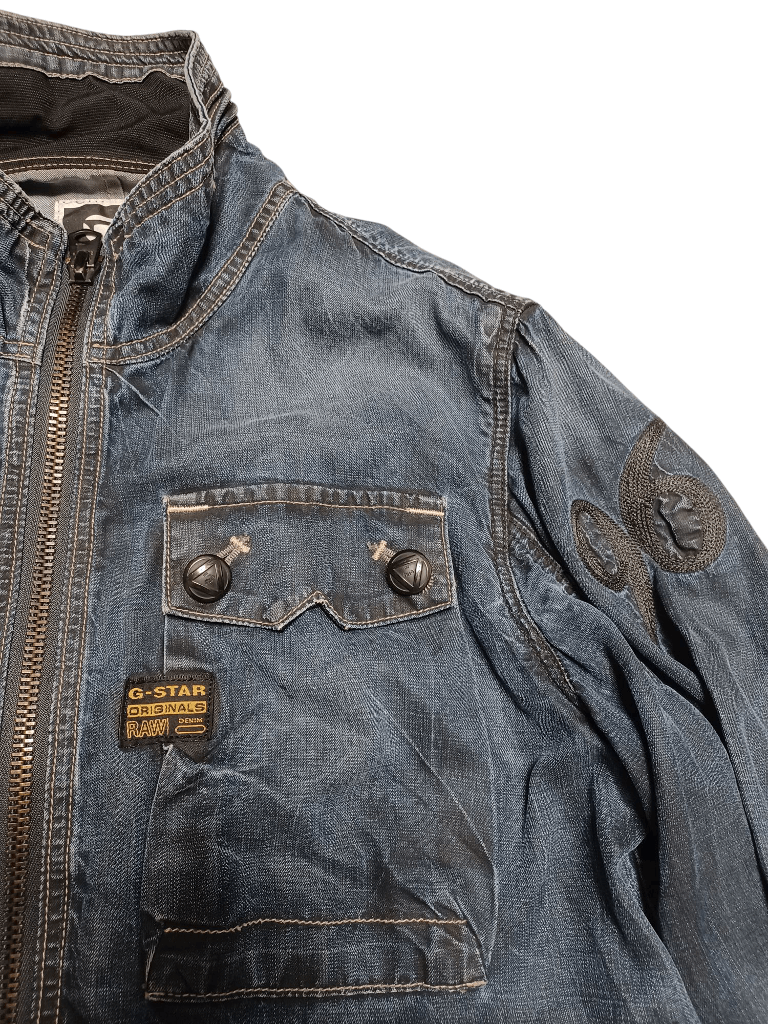 G-Star G STAR RAW 3301 96 MULTIPOCKET AVANT GARDE JACKET DENIM Size US M / EU 48-50 / 2 - 3 Thumbnail