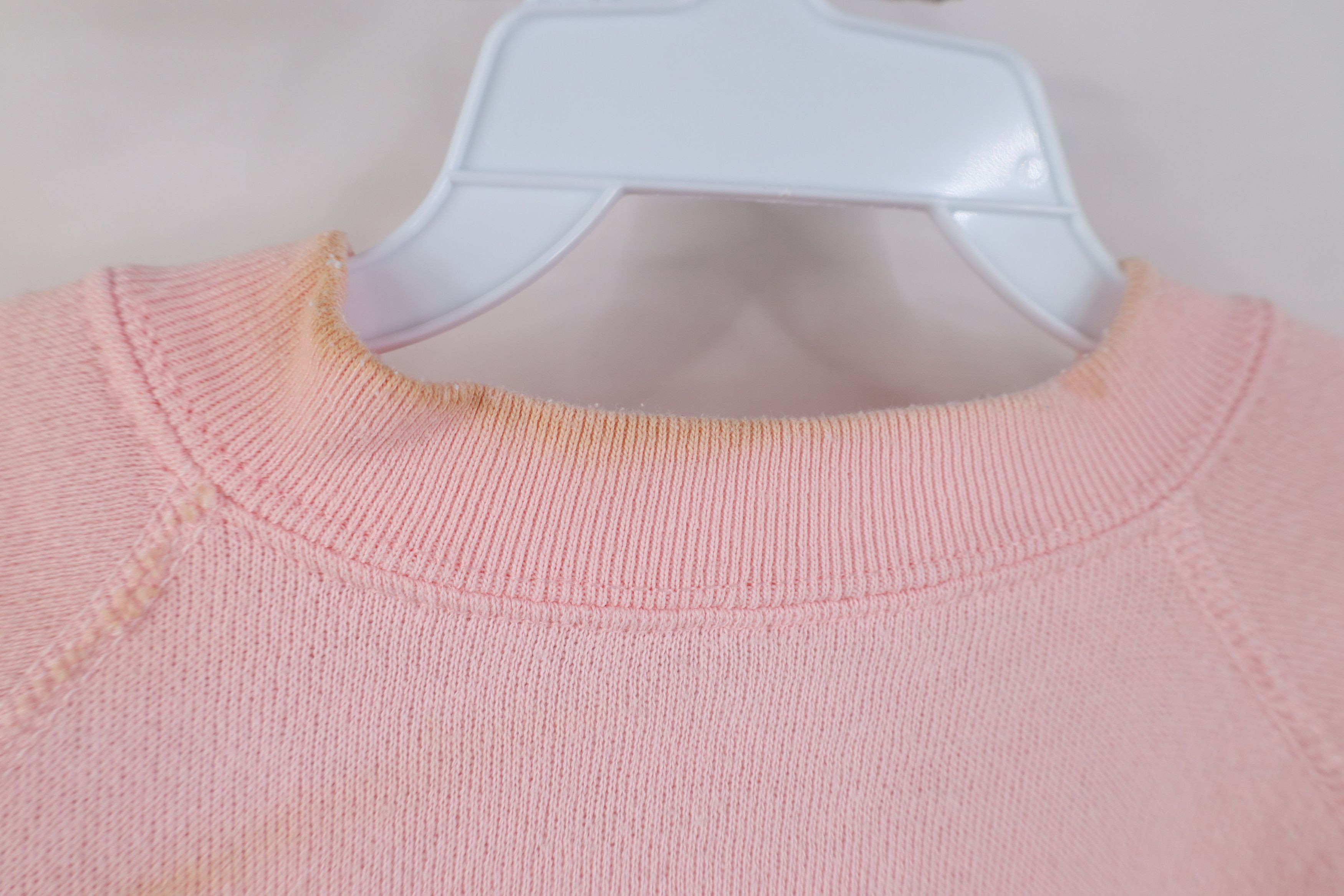Vintage Vintage 80s 90s Streetwear Blank Crewneck Sweatshirt Pink Size S / US 4 / IT 40 - 13 Thumbnail