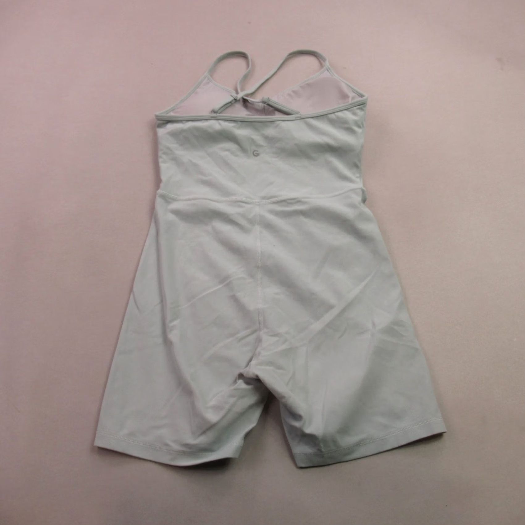 Vintage Romper One Piece Sleeveless Gray Large Lightweight Casual Womens Size 36" / US 14 / IT 50 - 6 Thumbnail