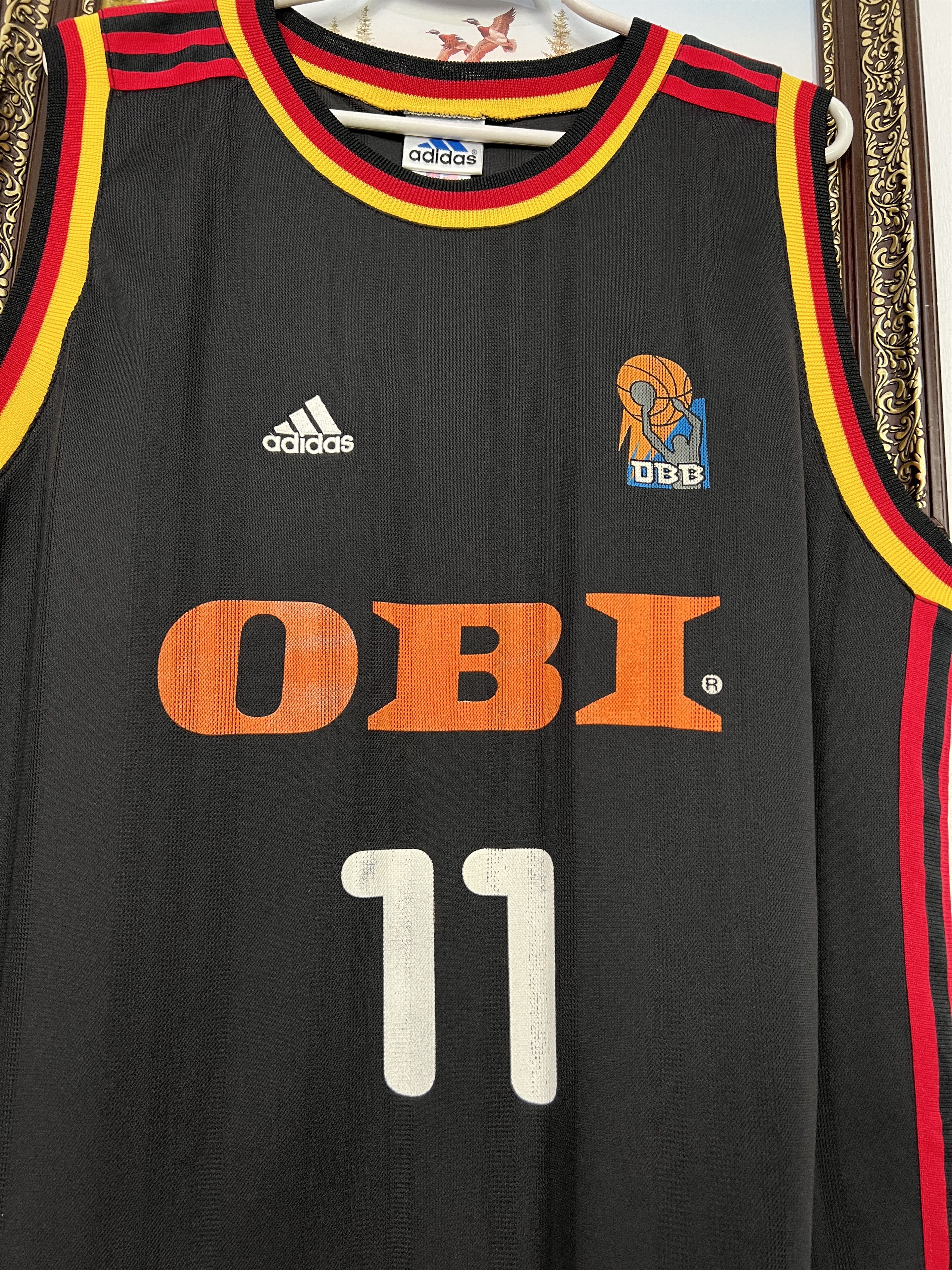 Adidas Vintage 90's Adidas FIBA Germany Basketball Jersey Size US XL / EU 56 / 4 - 3 Thumbnail