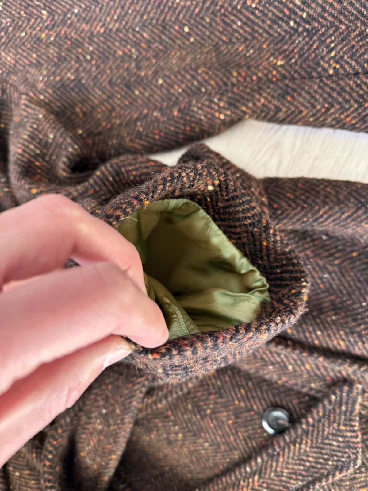 East Harbour Surplus East Harbour Surplus Belted Herringbone Wool Alpaca Coat Size US M / EU 48-50 / 2 - 12 Thumbnail