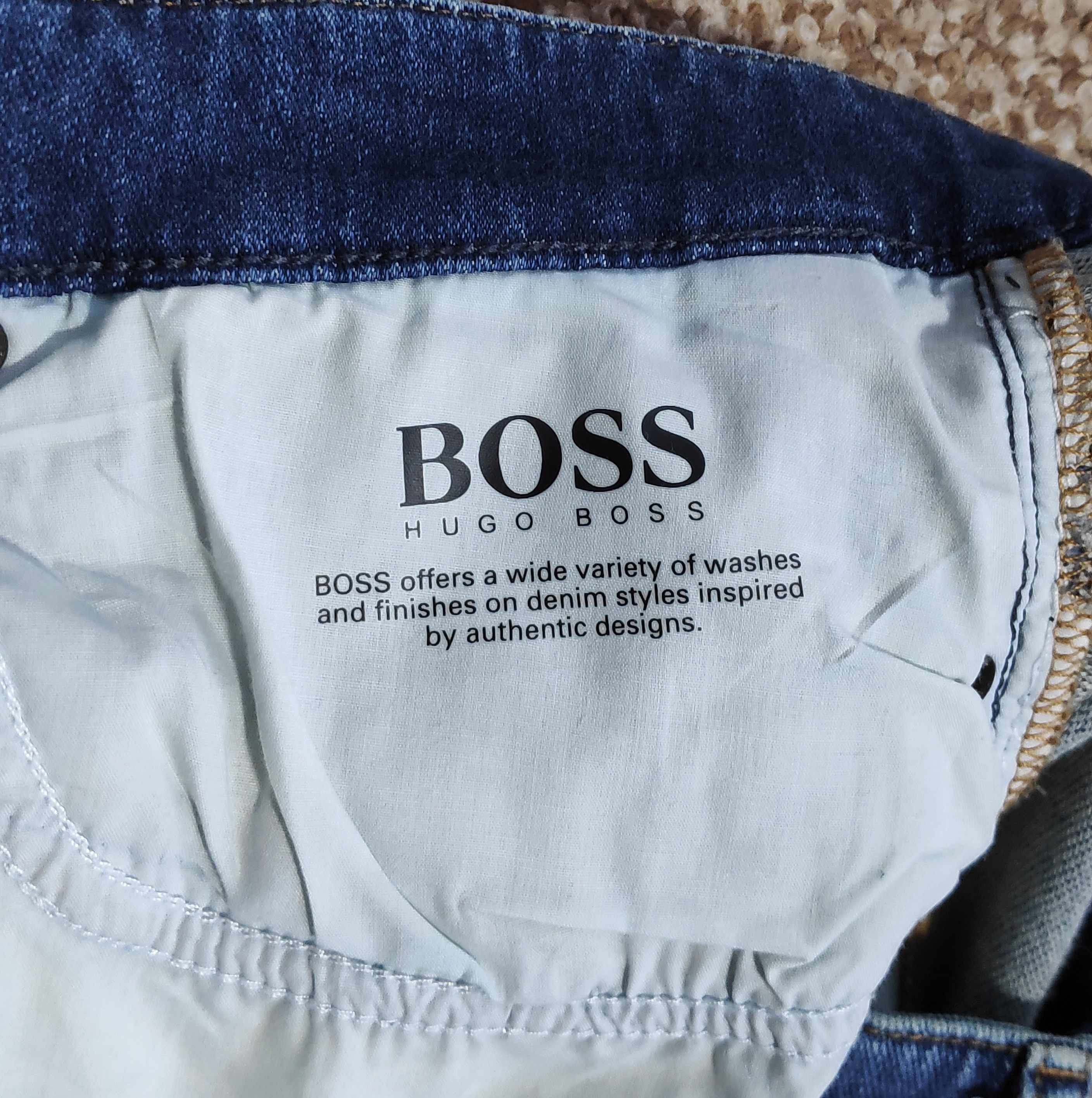 Hugo Boss Hugo Boss 020 Delaware Slim Fit Soft Knit Denim Jeans sz W32 Size US 32 / EU 48 - 13 Thumbnail