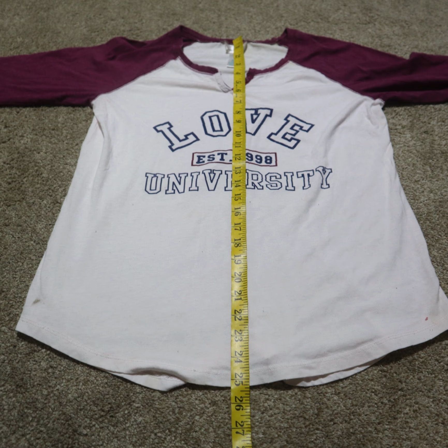 Vintage Just Be White Love University T-Shirt Half Sleeve Adult Women's Size M Medium Size M / US 6-8 / IT 42-44 - 6 Thumbnail