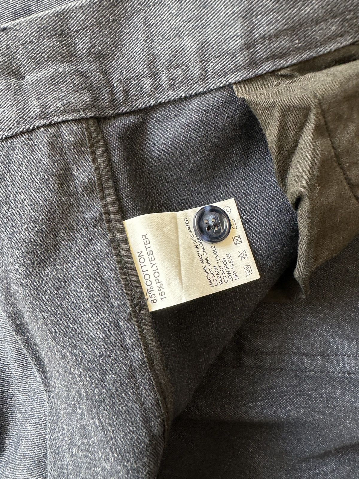 Balenciaga Vintage Balenciaga Dark Indigo Regular Fit Pants Size US 33 - 5 Thumbnail