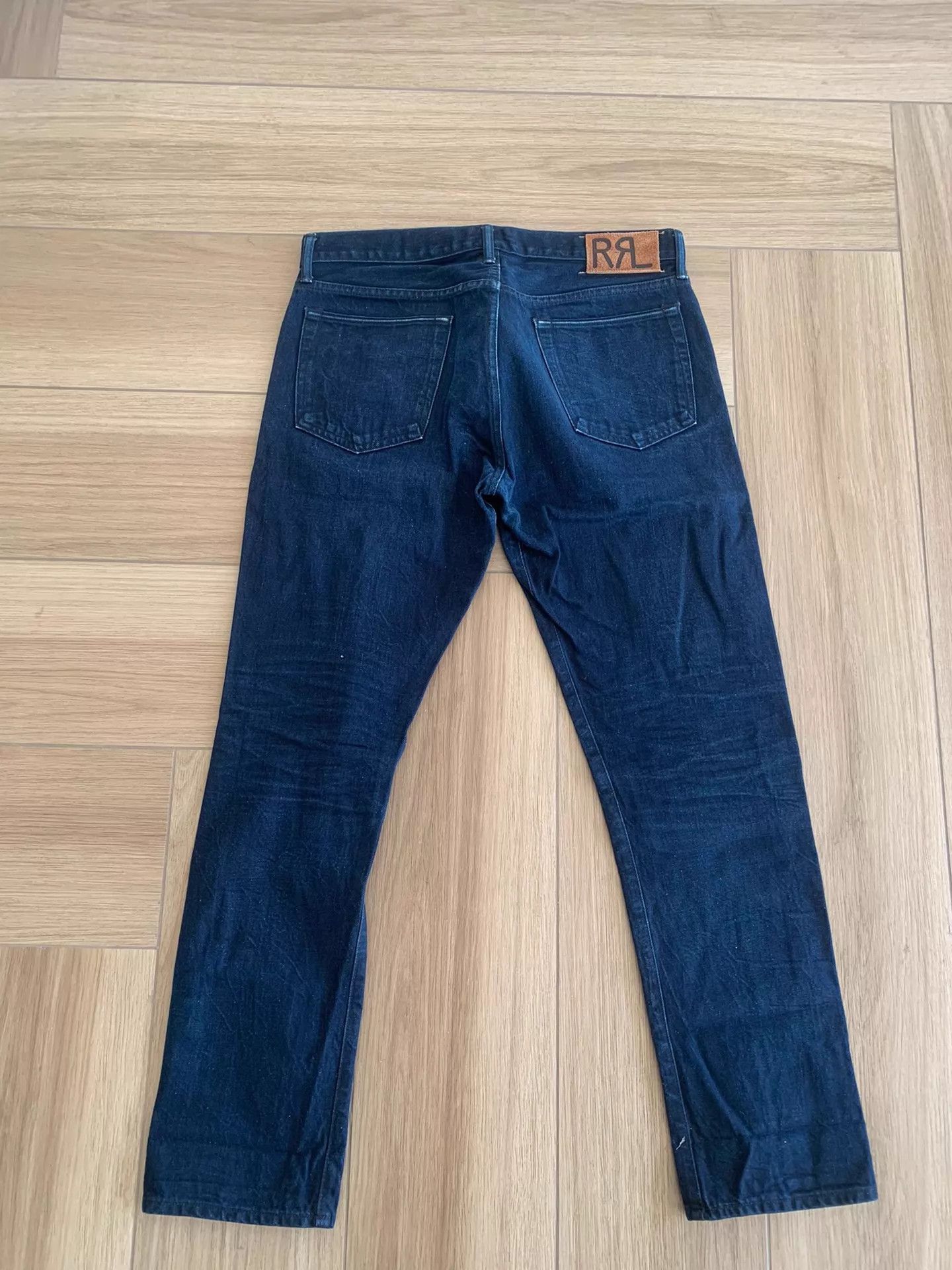 RRL Ralph Lauren RRL Vintage Indigo Slim Narrow Selvedge USA Jeans Size US 34 / EU 50 - 2 Thumbnail