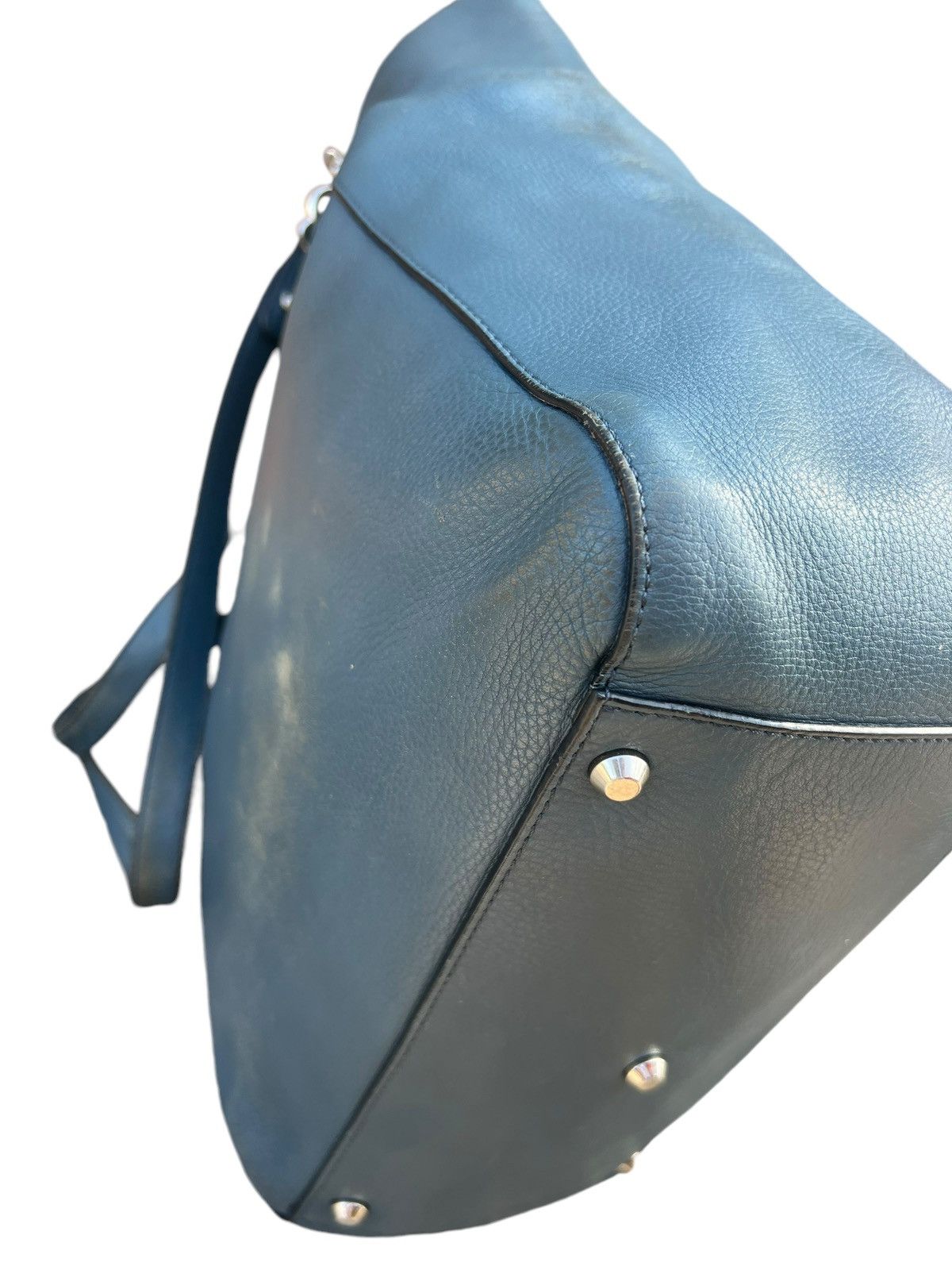 Leather FARO Japan Distressed Patina Leather 2 Way Tote Bag Size ONE SIZE - 14 Thumbnail