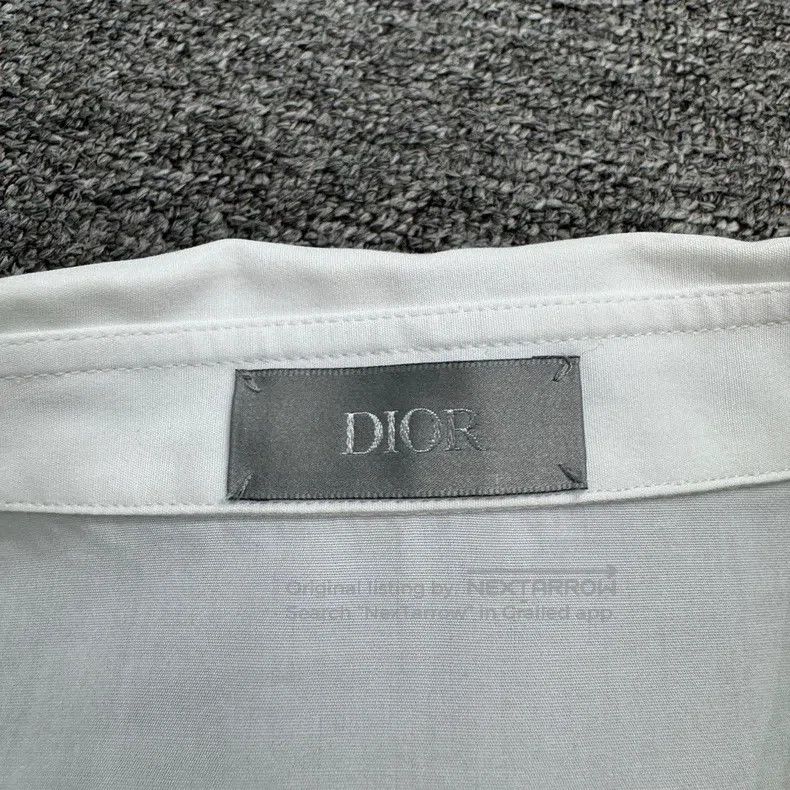 Dior Dior Embroidered badge shirt Size US XXS / EU 40 - 2 Thumbnail