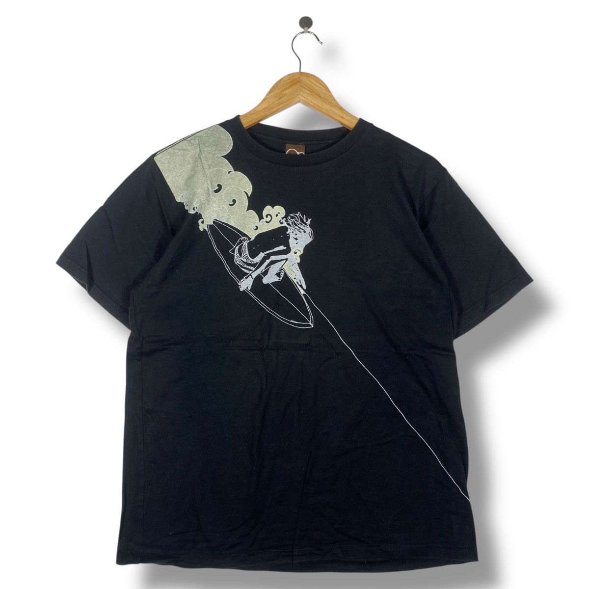 Ocean Pacific Vintage 00's OCEAN PACIFIC Surfer Graphic Tee Shirt Size US M / EU 48-50 / 2 - 1 Thumbnail