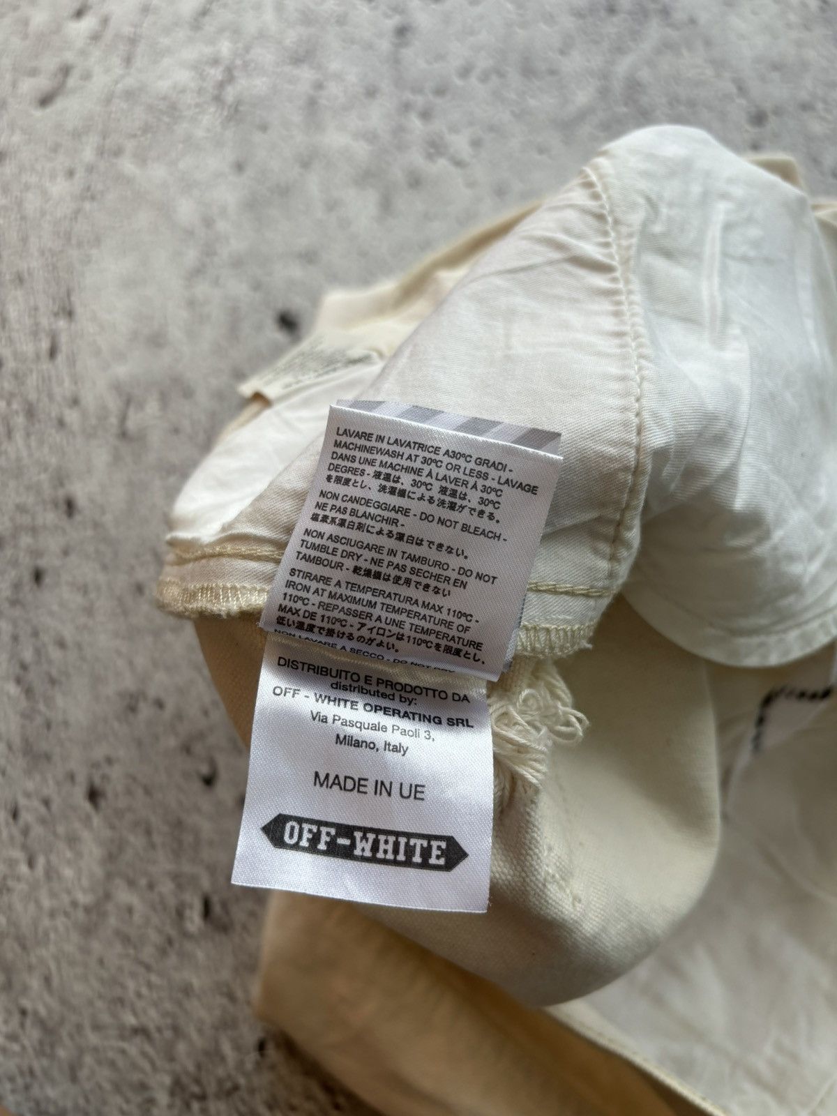 Off-White Off-White Distressed Jeans Size US 31 - 12 Thumbnail