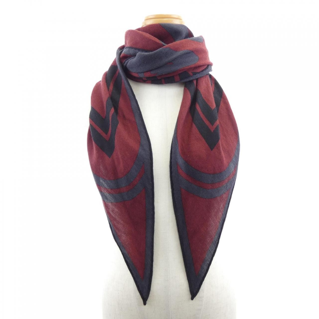 Hermes Hermes Hermes Silk Cashmere Stole Others Shawl DUTY FREE for USA Size ONE SIZE - 1 Thumbnail