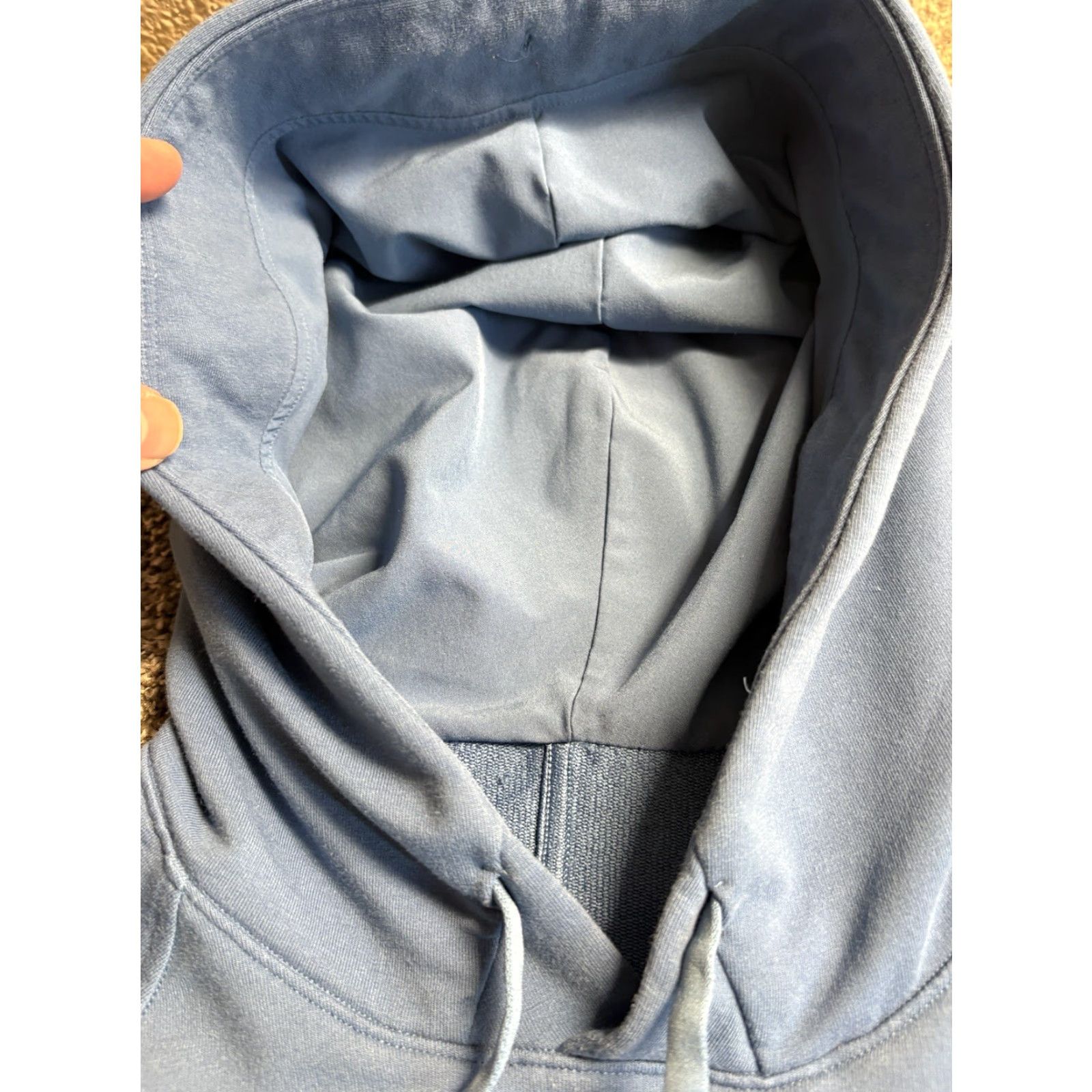 Lululemon Lululemon City Sweat Hoodie Mens Medium Sweatshirt LM3AUPS American Patch Hoodie pullover City pattern solid black? blue? (Original color: Blue) Size US M / EU 48-50 / 2 - 7 Thumbnail