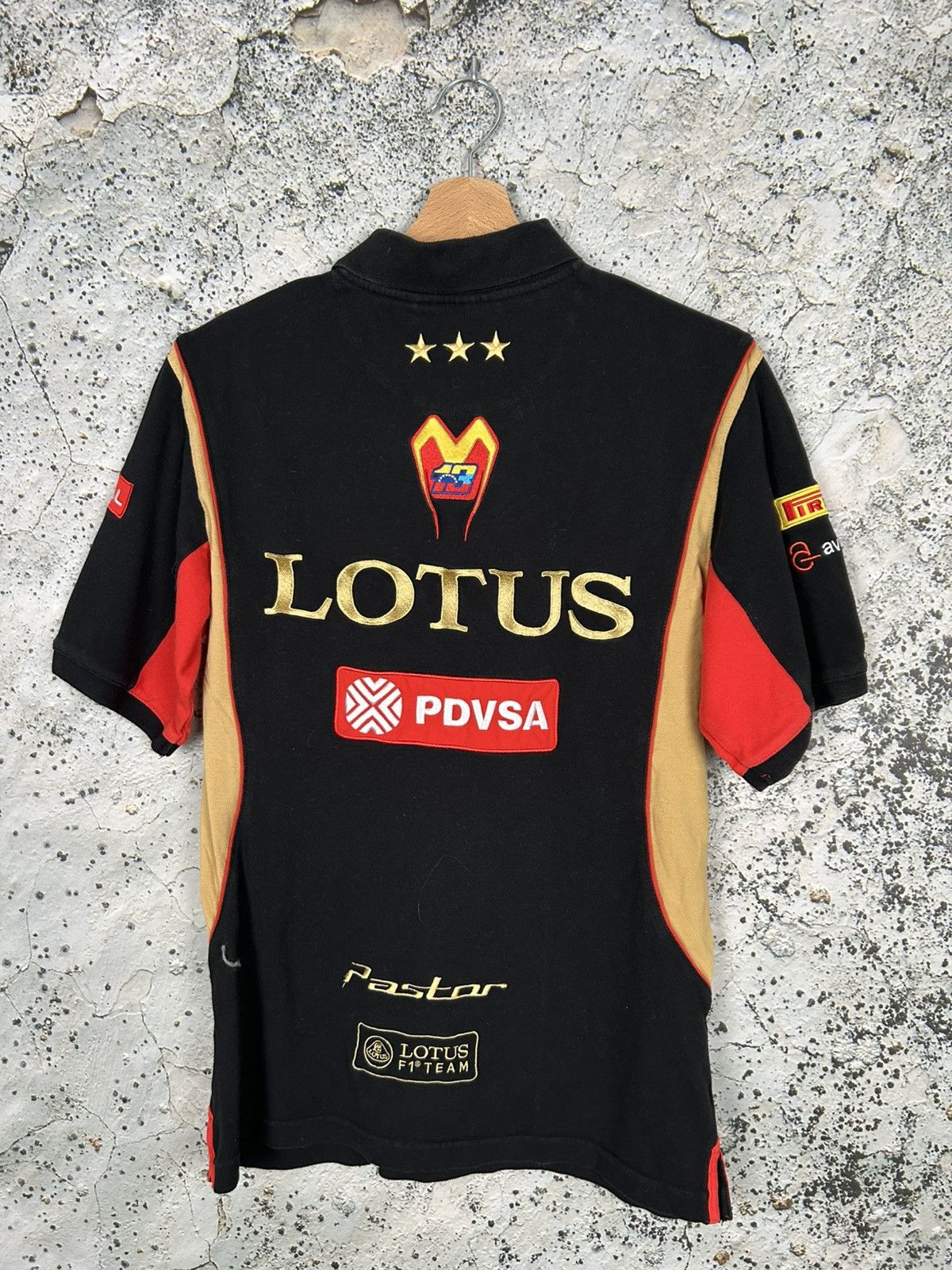 Vintage Vintage Lotus Racing Polo Tee F1 Streetwear Hype Size US S / EU 44-46 / 1 - 4 Thumbnail