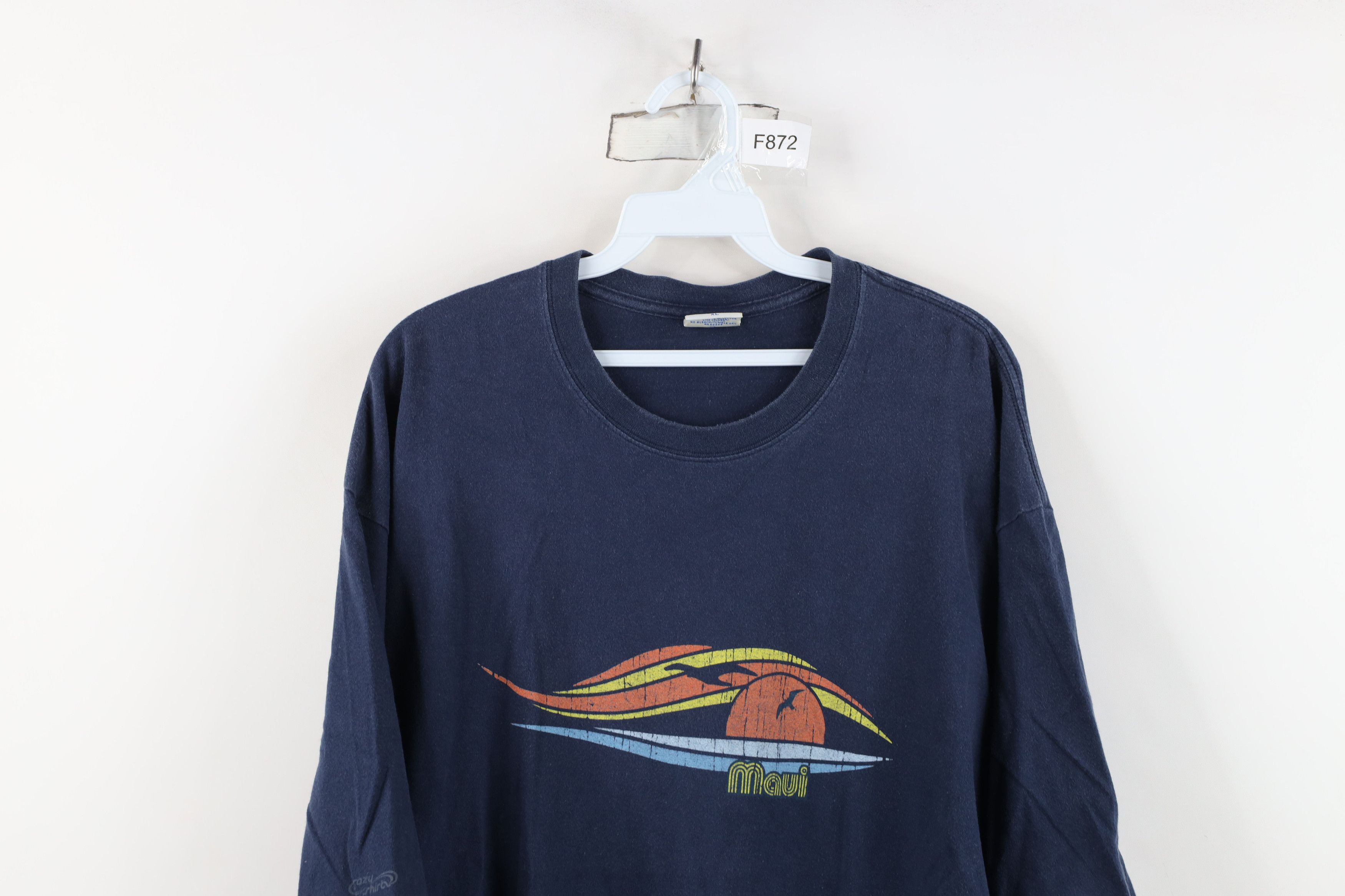 Vintage Vintage 90s Y2K Streetwear Spell Maui Hawaii Surfing T-Shirt Size US XL / EU 56 / 4 - 2 Thumbnail