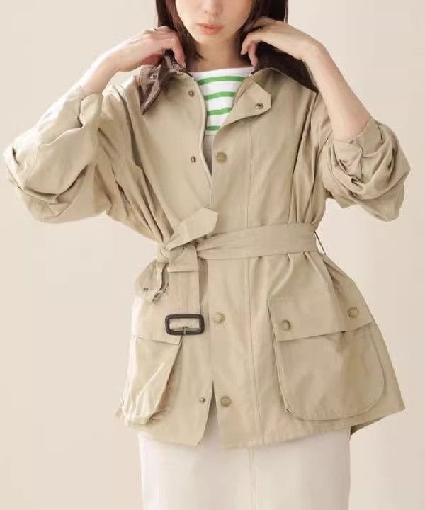 Barbour Barbour OS Oversize Bedale Belted Jacket Size US M / EU 48-50 / 2 - 7 Thumbnail