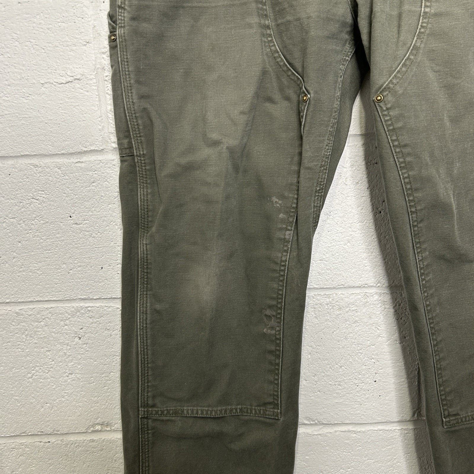 Carhartt Vintage Carhartt DoubleKnee Dungaree Carpenter Pants “Moss” Size US 37 - 4 Thumbnail