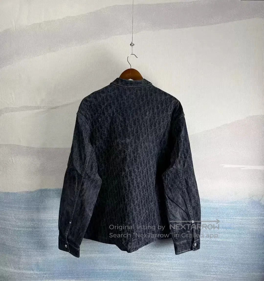 Dior Dior Black Blue Denim Shirt Size 56. Size US L / EU 52-54 / 3 - 3 Thumbnail