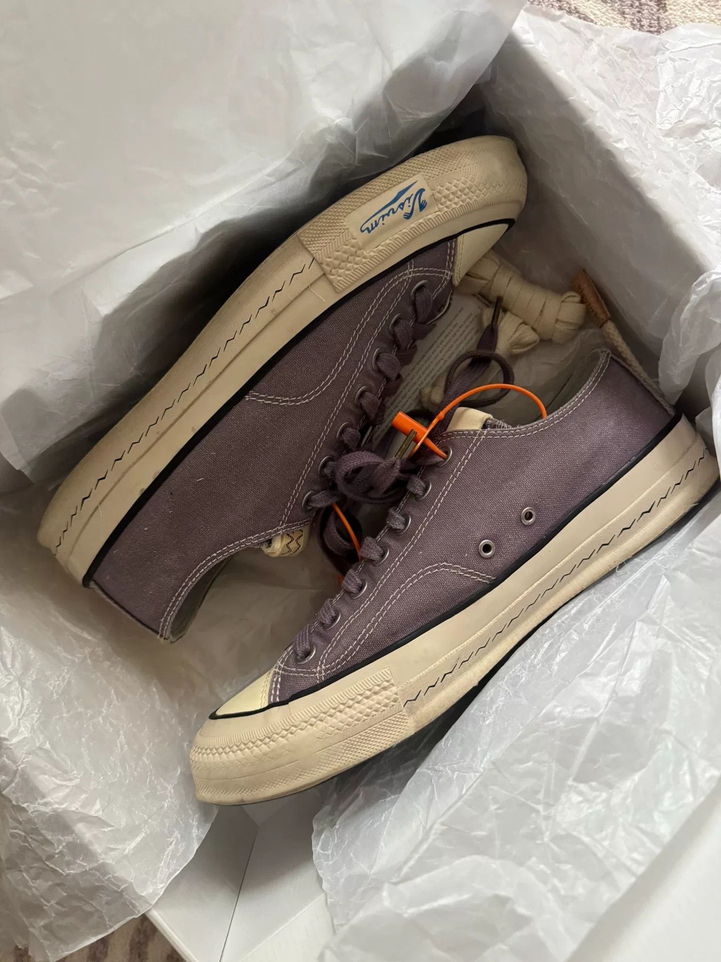 Visvim VISVIM 24SS SKAGWAY LO Purple Canvas Shoes 9.5 Size US 9.5 / EU 42-43 - 2 Thumbnail