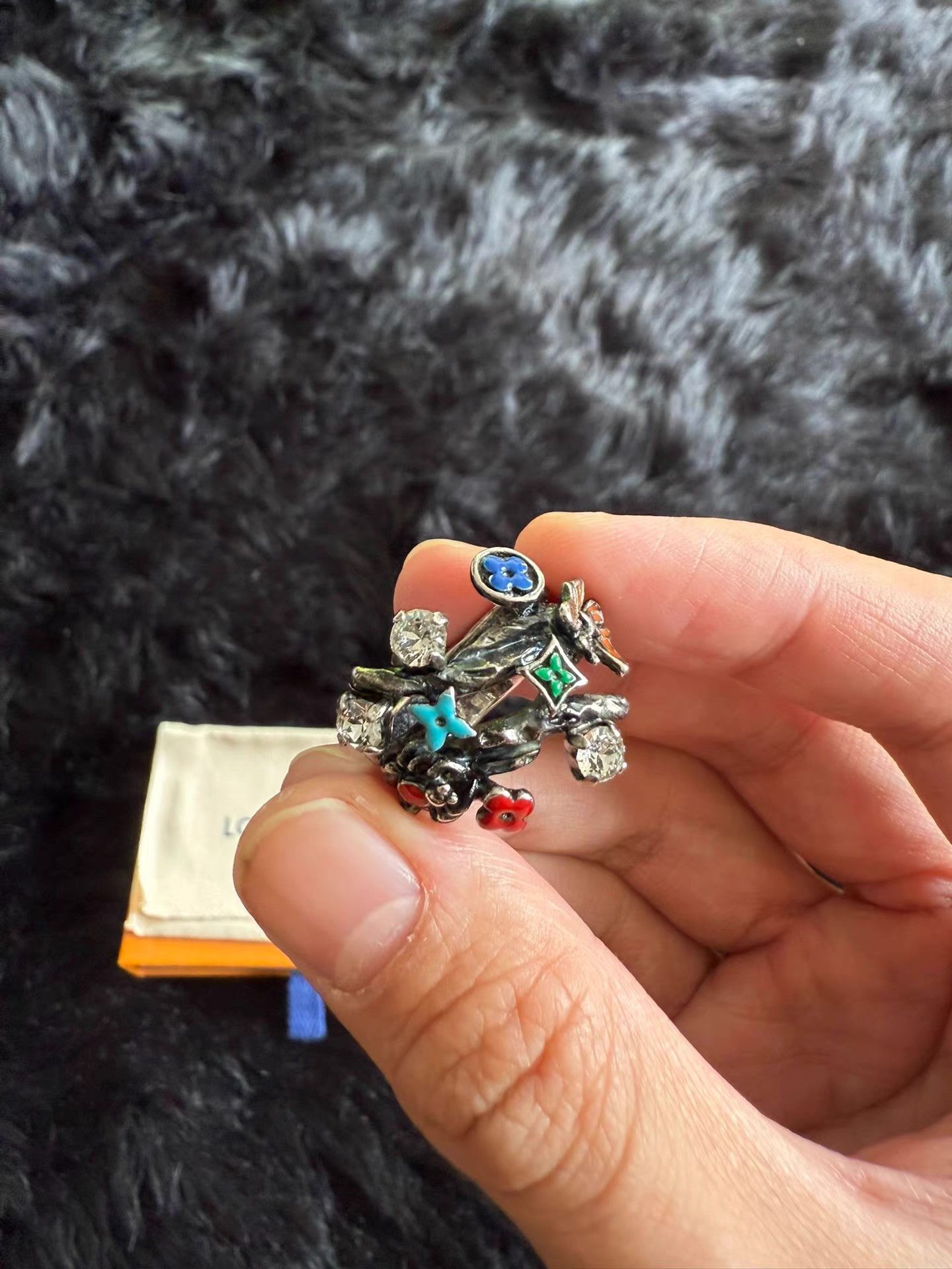 Louis Vuitton Louis Vuitton Floral Ring Q17 Size ONE SIZE - 4 Thumbnail